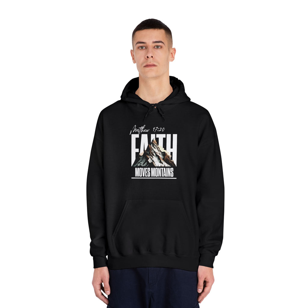 Faith Moves Mountains Hoodie — Inspirational Christian Pullover