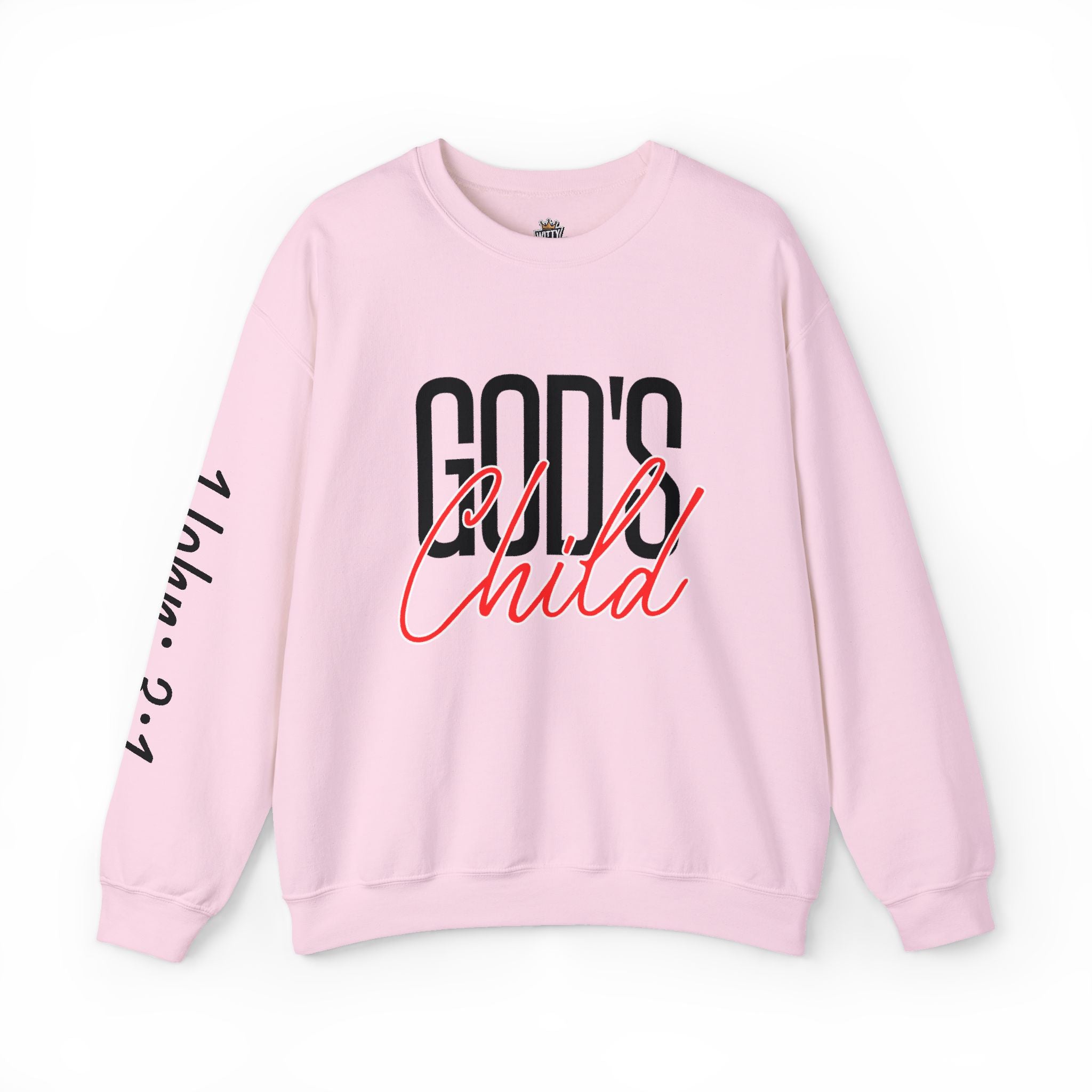God's Wild Child Crewneck Sweatshirt — Christian Faith Graphic Pullover