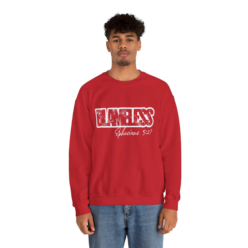 Blameless Crewneck Sweatshirt — Bold Graffiti Logo Pullover