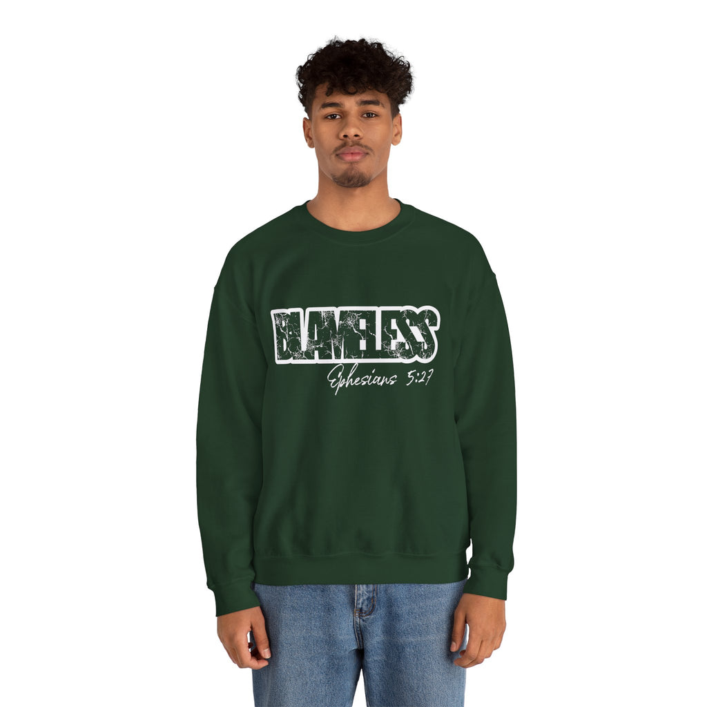 Blameless Crewneck Sweatshirt — Bold Graffiti Logo Pullover