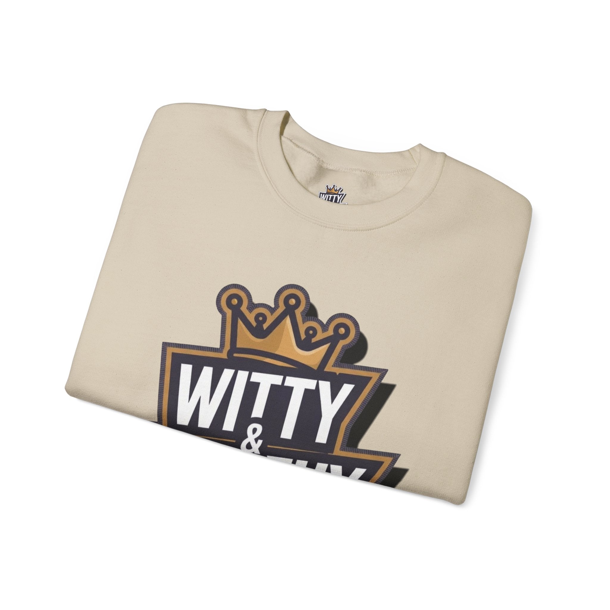 Witty & Worthy Crewneck Sweatshirt — Inspirational "Don't Conform" Christian Graphic Pullover