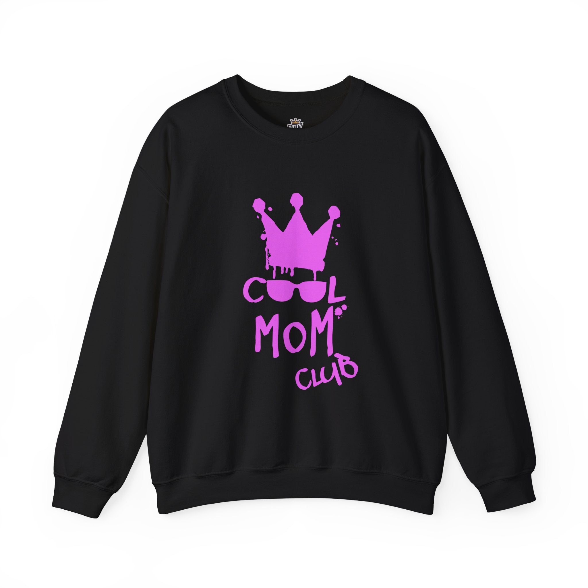 Cool Mom Club Sweatshirt — Mothers Crown & Shades Graphic Crewneck