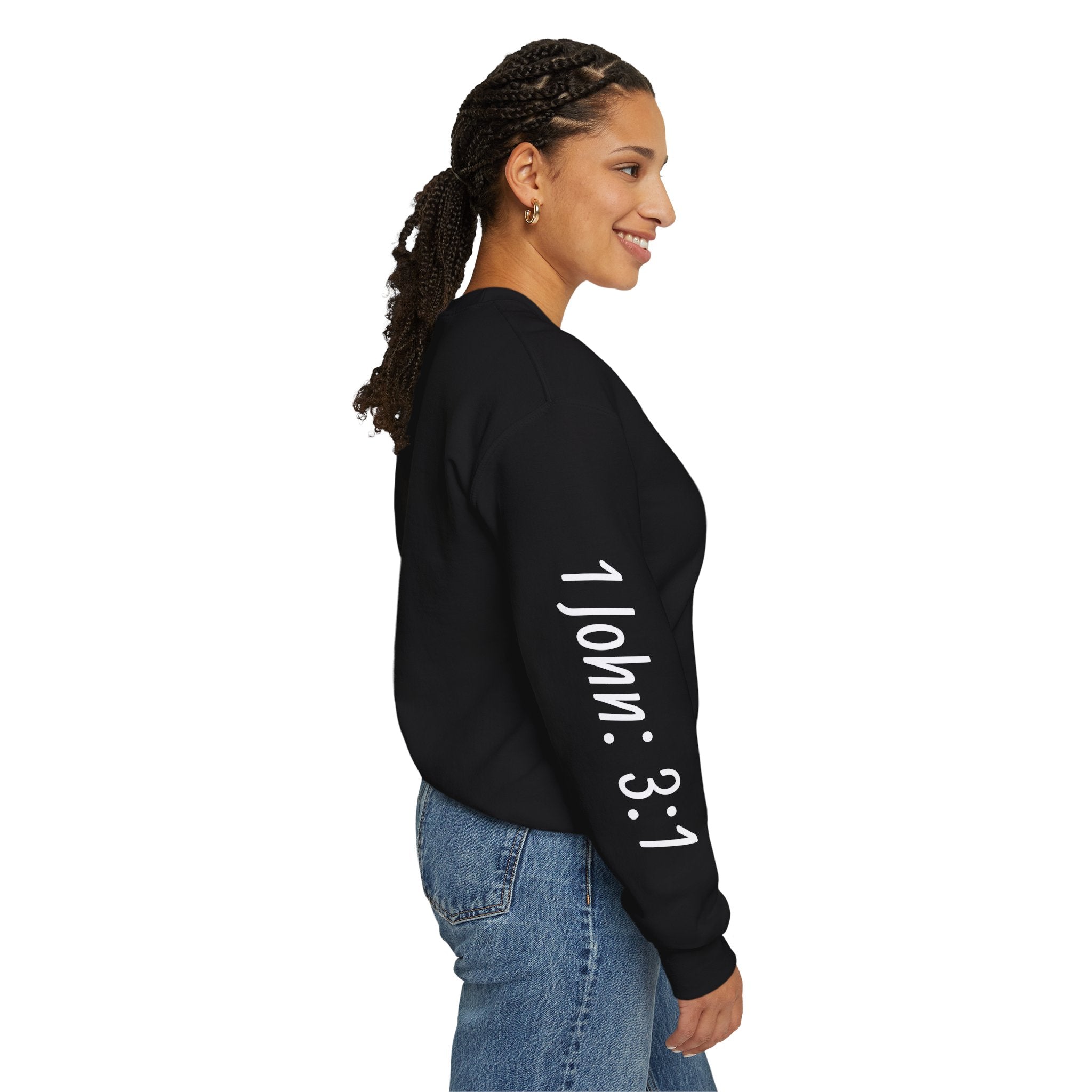 God's Wild Child Crewneck Sweatshirt — Christian Faith Graphic Pullover
