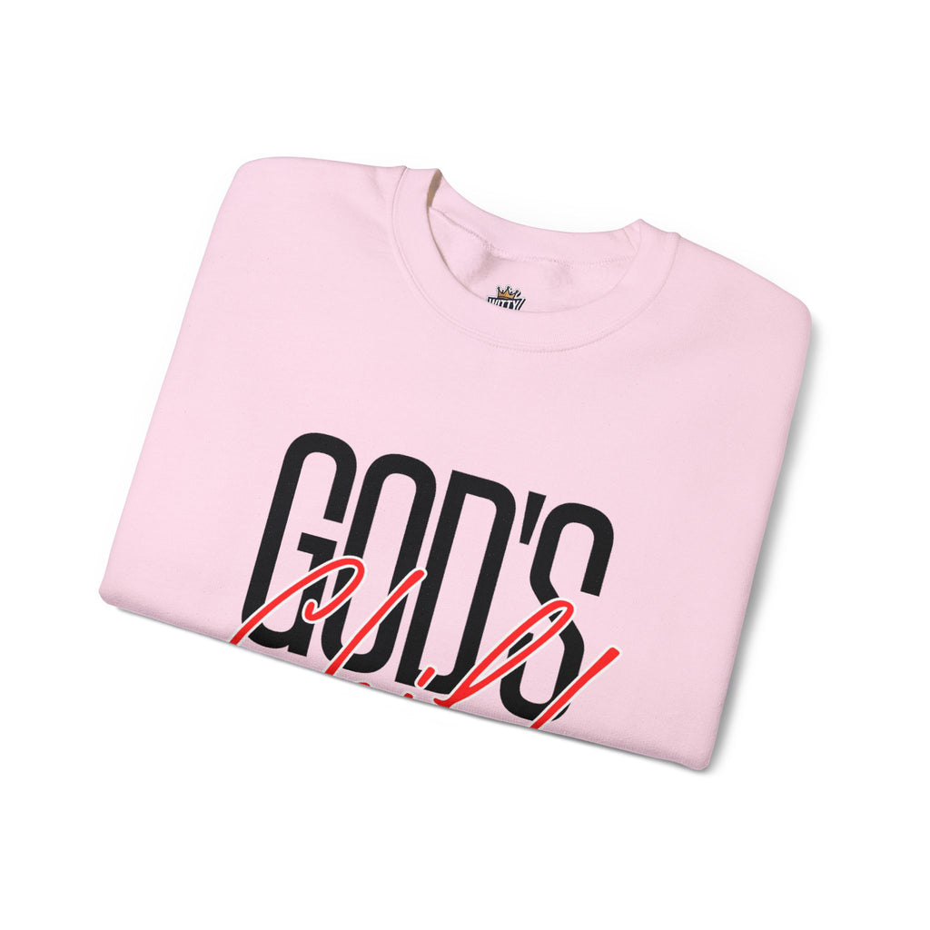 God's Wild Child Crewneck Sweatshirt — Christian Faith Graphic Pullover