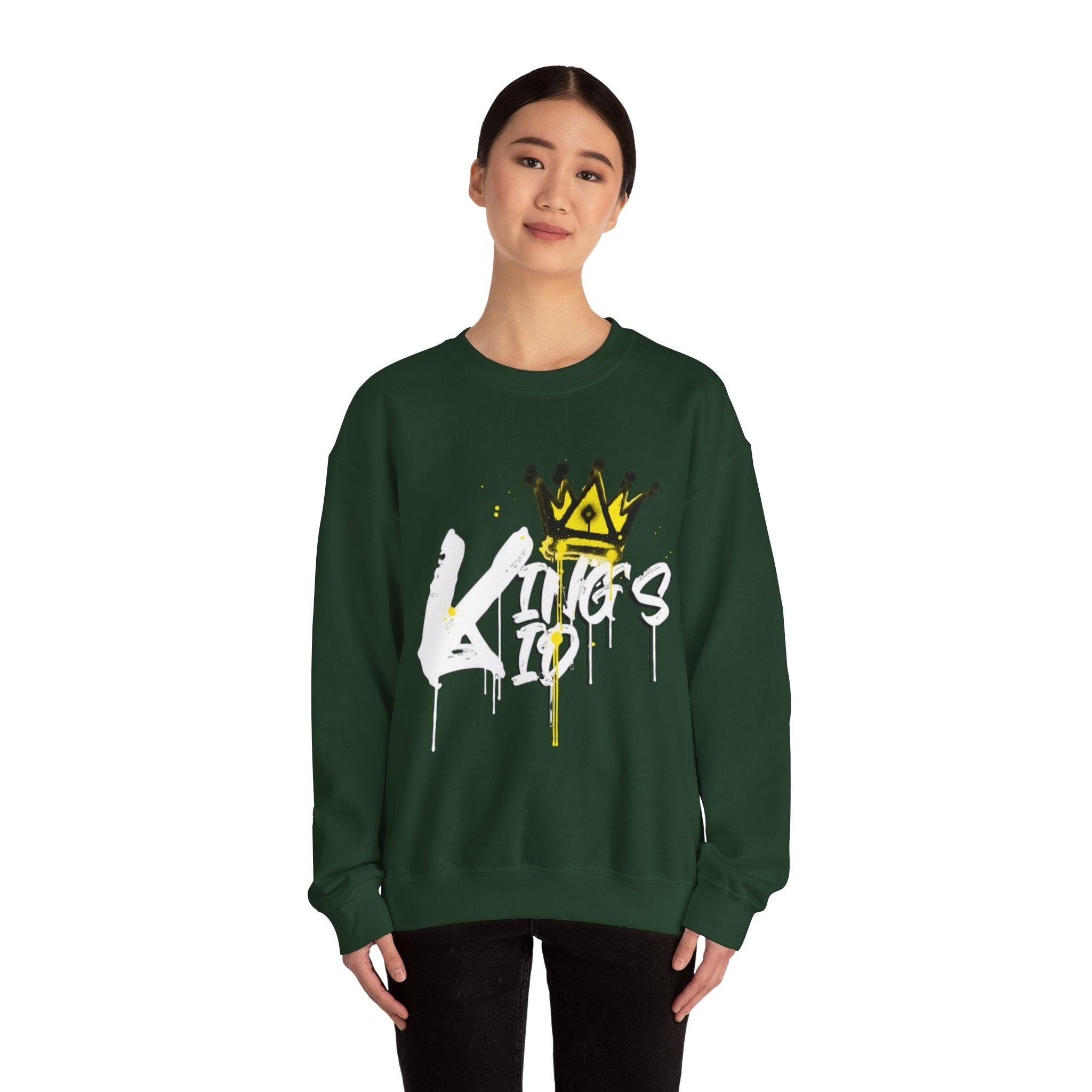 King's Kid Sweatshirt — Graffiti Crown Crewneck