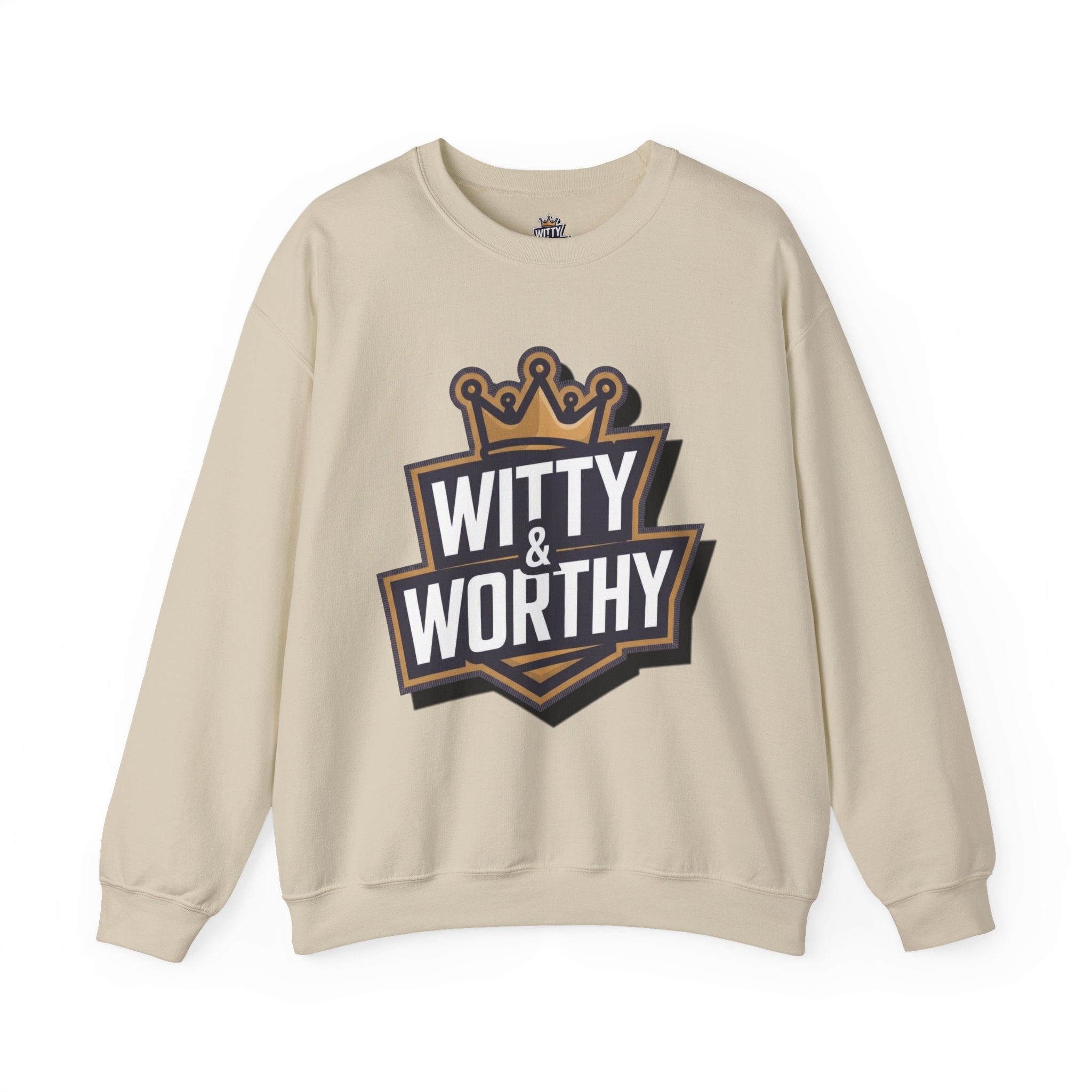 Witty & Worthy Crewneck Sweatshirt — Inspirational "Don't Conform" Christian Graphic Pullover