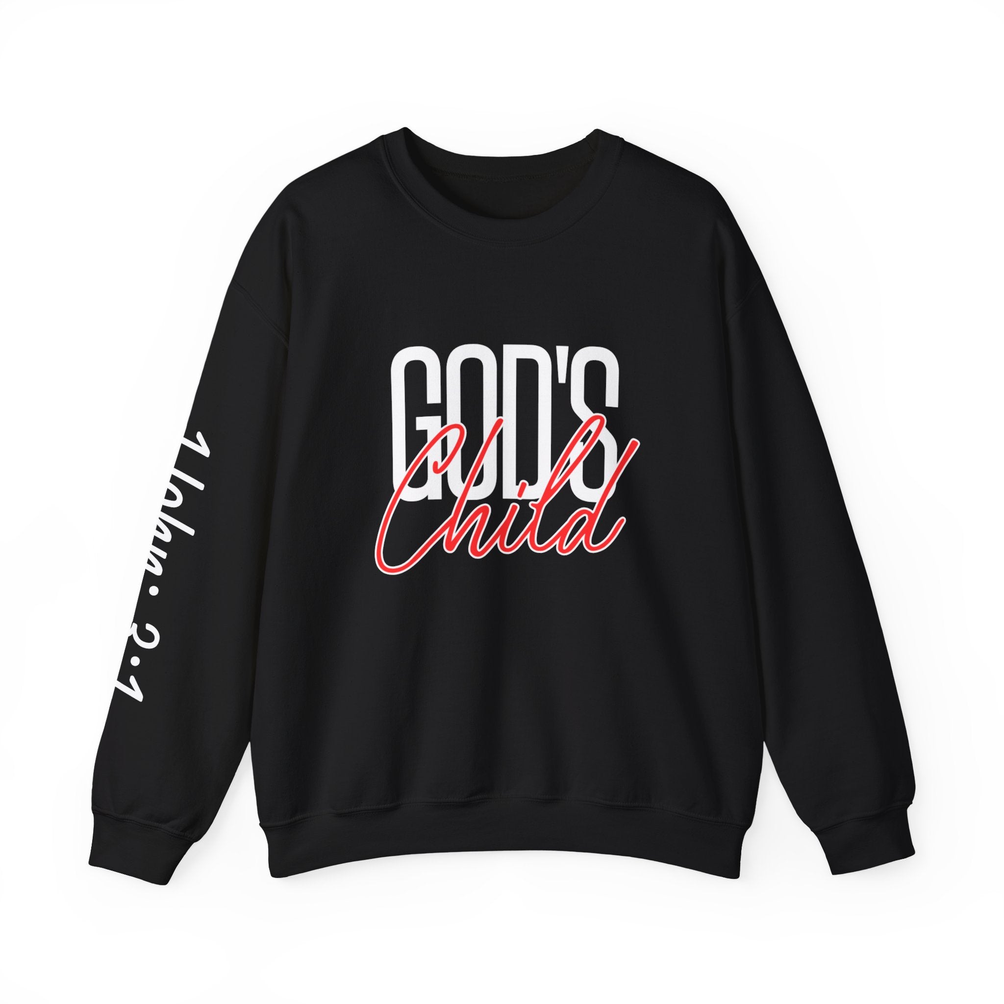 God's Wild Child Crewneck Sweatshirt — Christian Faith Graphic Pullover