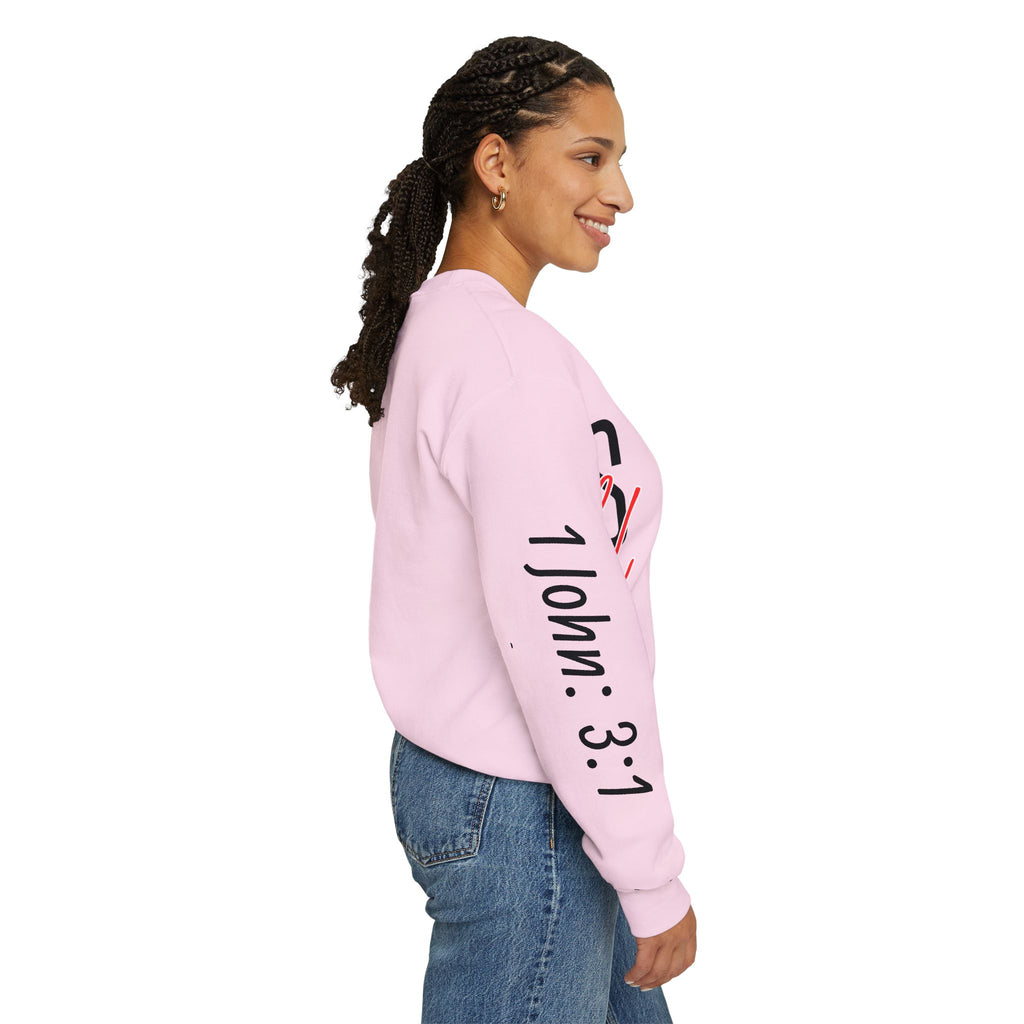 God's Wild Child Crewneck Sweatshirt — Christian Faith Graphic Pullover