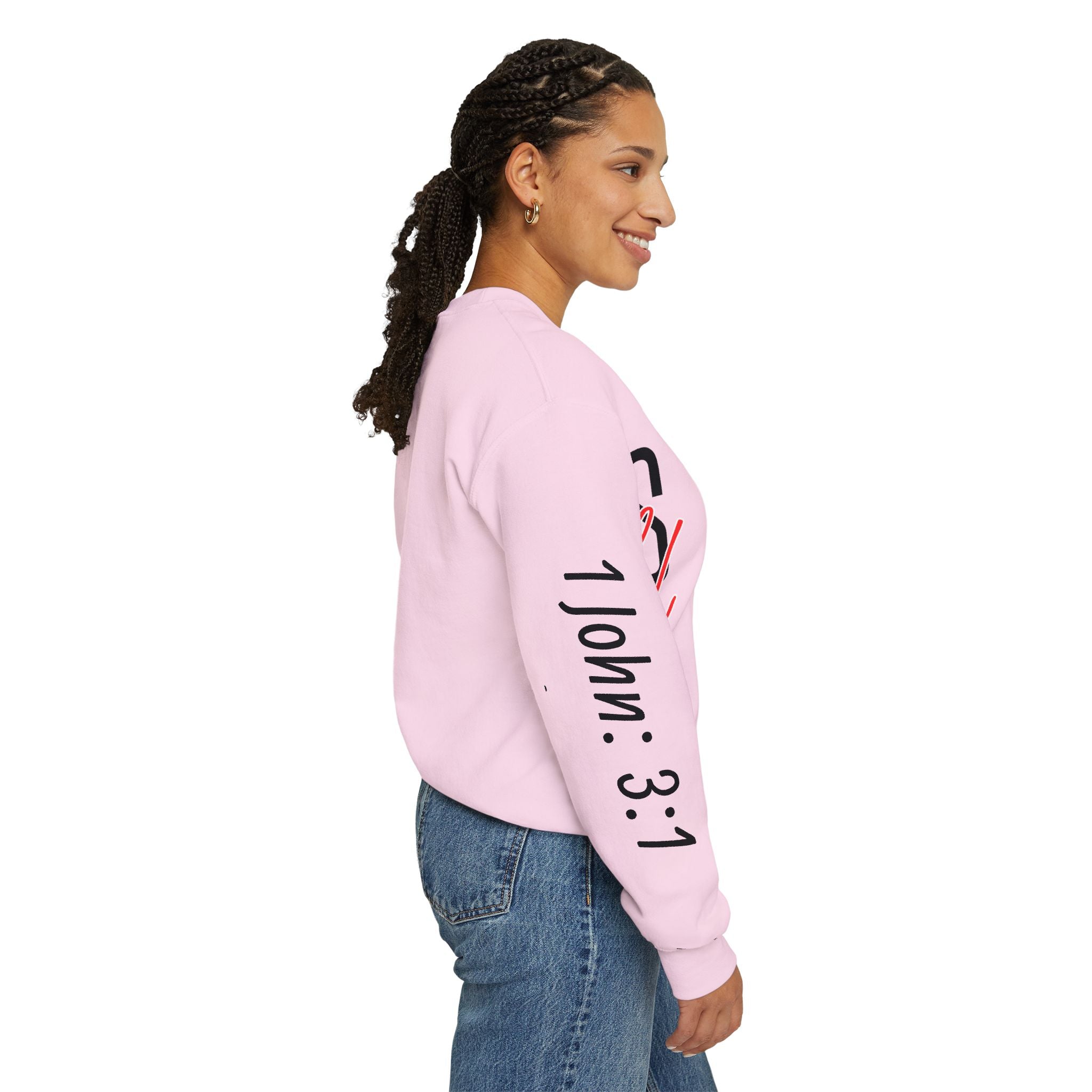 God's Wild Child Crewneck Sweatshirt — Christian Faith Graphic Pullover