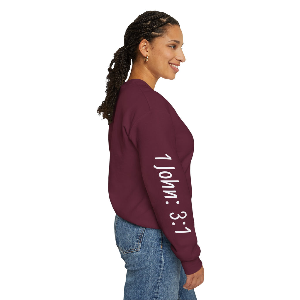 God's Wild Child Crewneck Sweatshirt — Christian Faith Graphic Pullover
