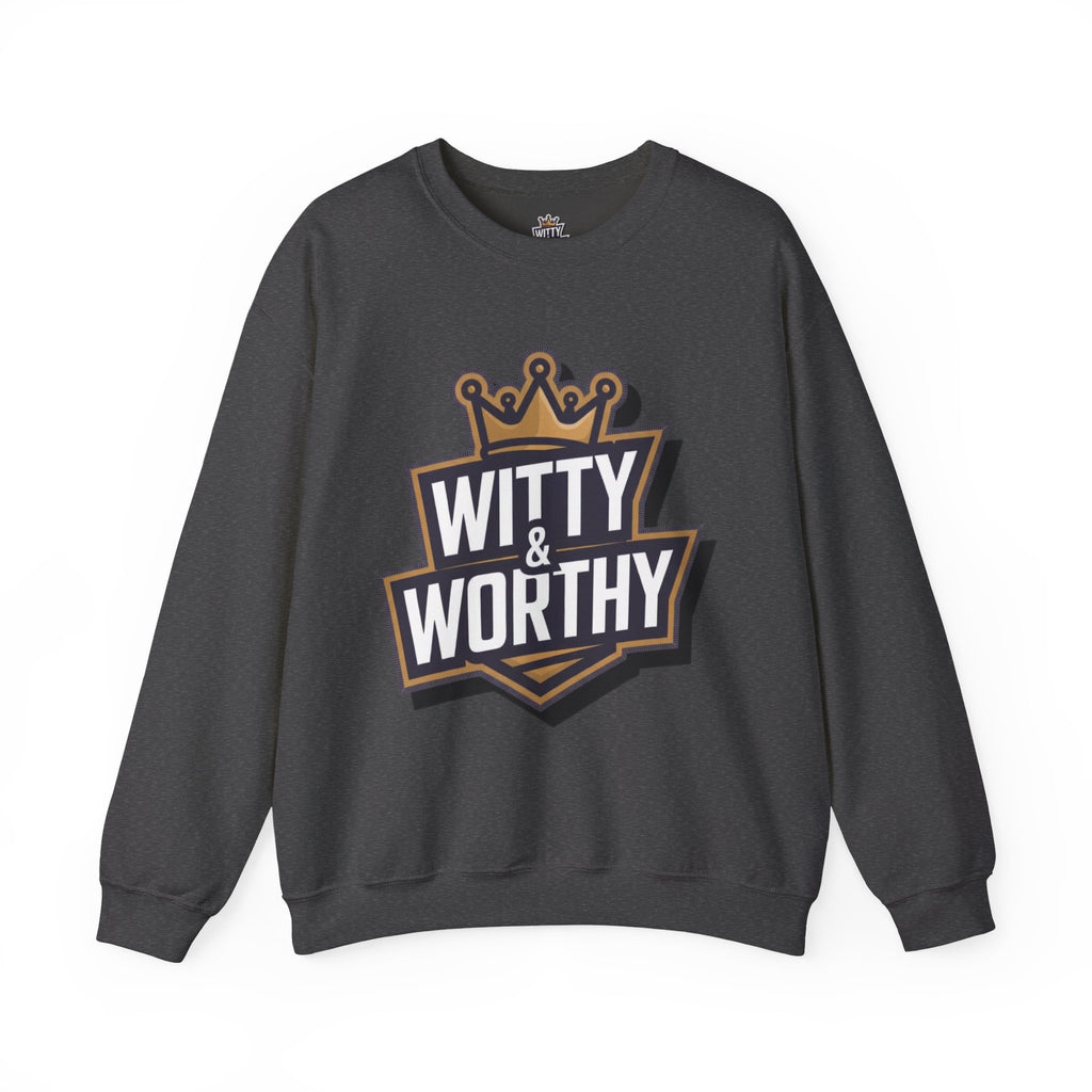Witty & Worthy Crewneck Sweatshirt — Inspirational "Don't Conform" Christian Graphic Pullover