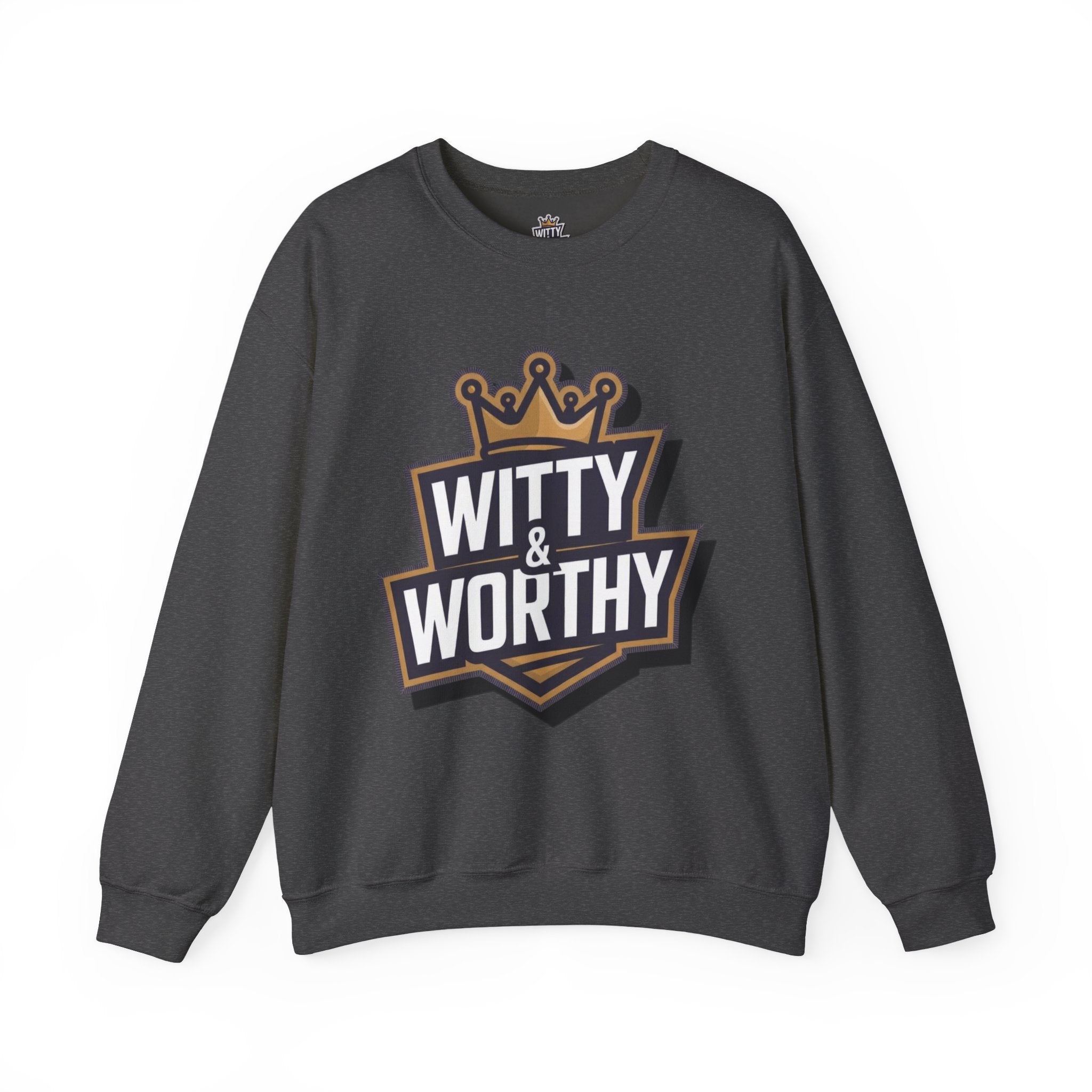 Witty & Worthy Crewneck Sweatshirt — Inspirational "Don't Conform" Christian Graphic Pullover