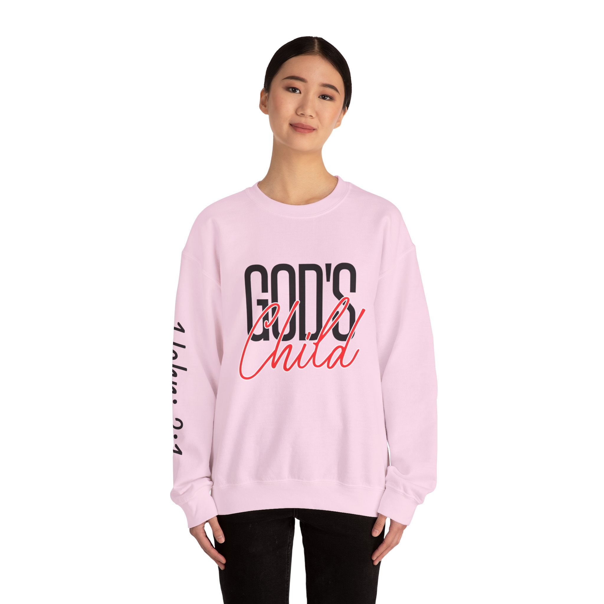 God's Wild Child Crewneck Sweatshirt — Christian Faith Graphic Pullover