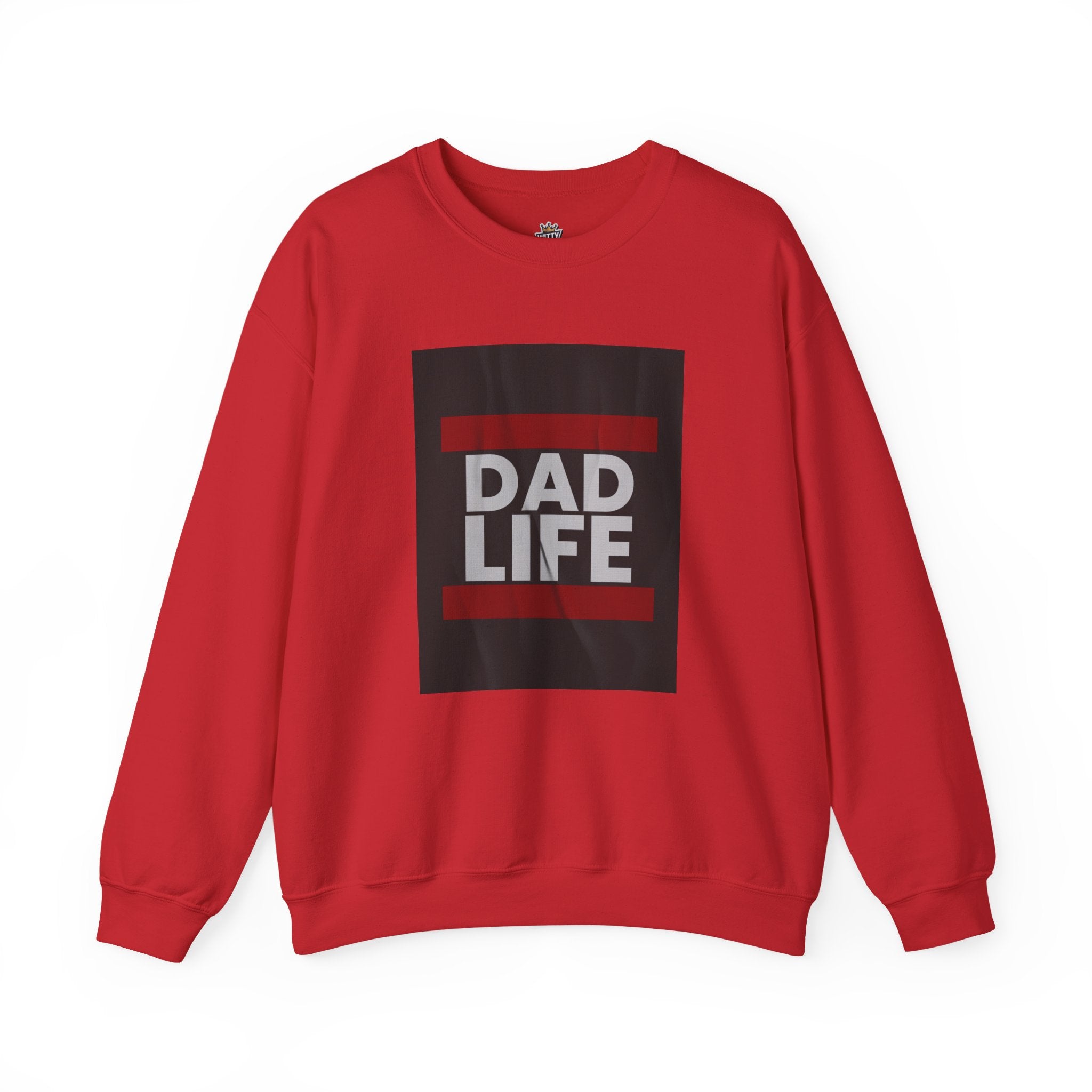 Dad Life Crewneck Sweatshirt – Bold Graphic Dad Life Pullover, Father’s Day Gift