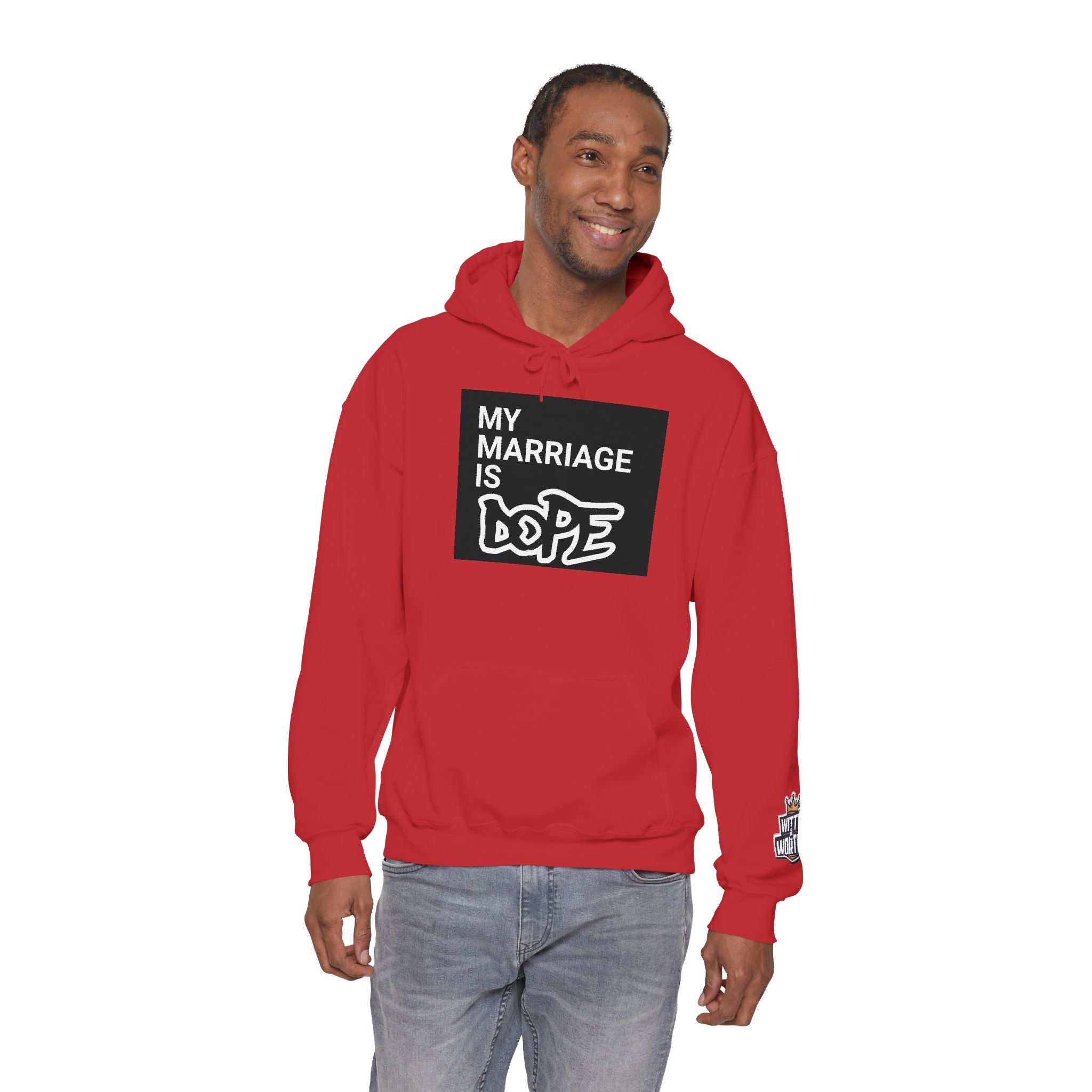 My Marriage Is Dope Hoodie — Funny Couples Graphic Pullover