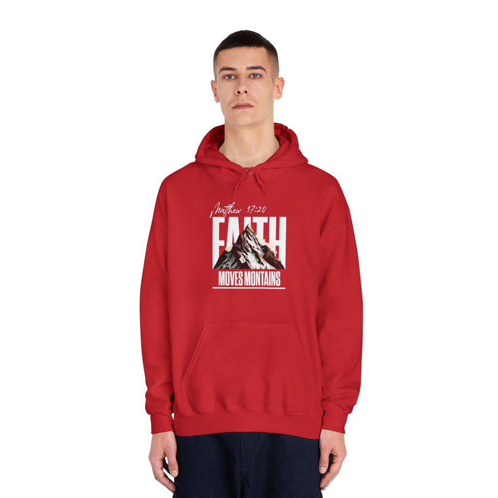 Faith Moves Mountains Hoodie — Inspirational Christian Pullover