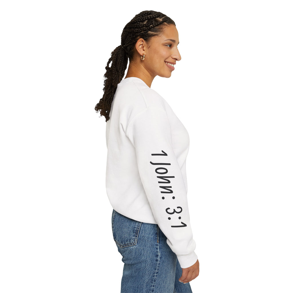 God's Wild Child Crewneck Sweatshirt — Christian Faith Graphic Pullover