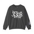 Jesus Drip Crewneck Sweatshirt — Streetwear Christian Graphic Pullover