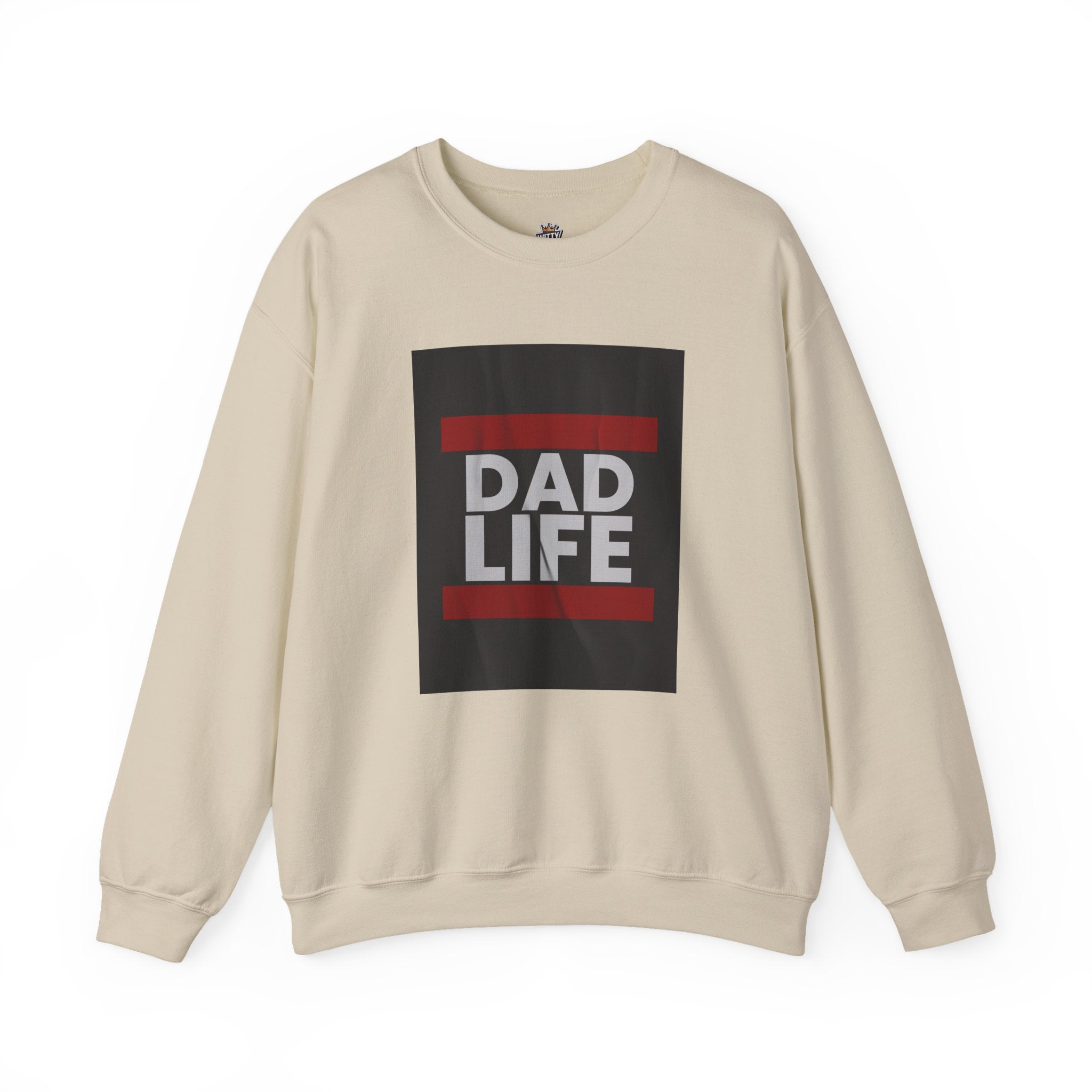 Dad Life Crewneck Sweatshirt – Bold Graphic Dad Life Pullover, Father’s Day Gift