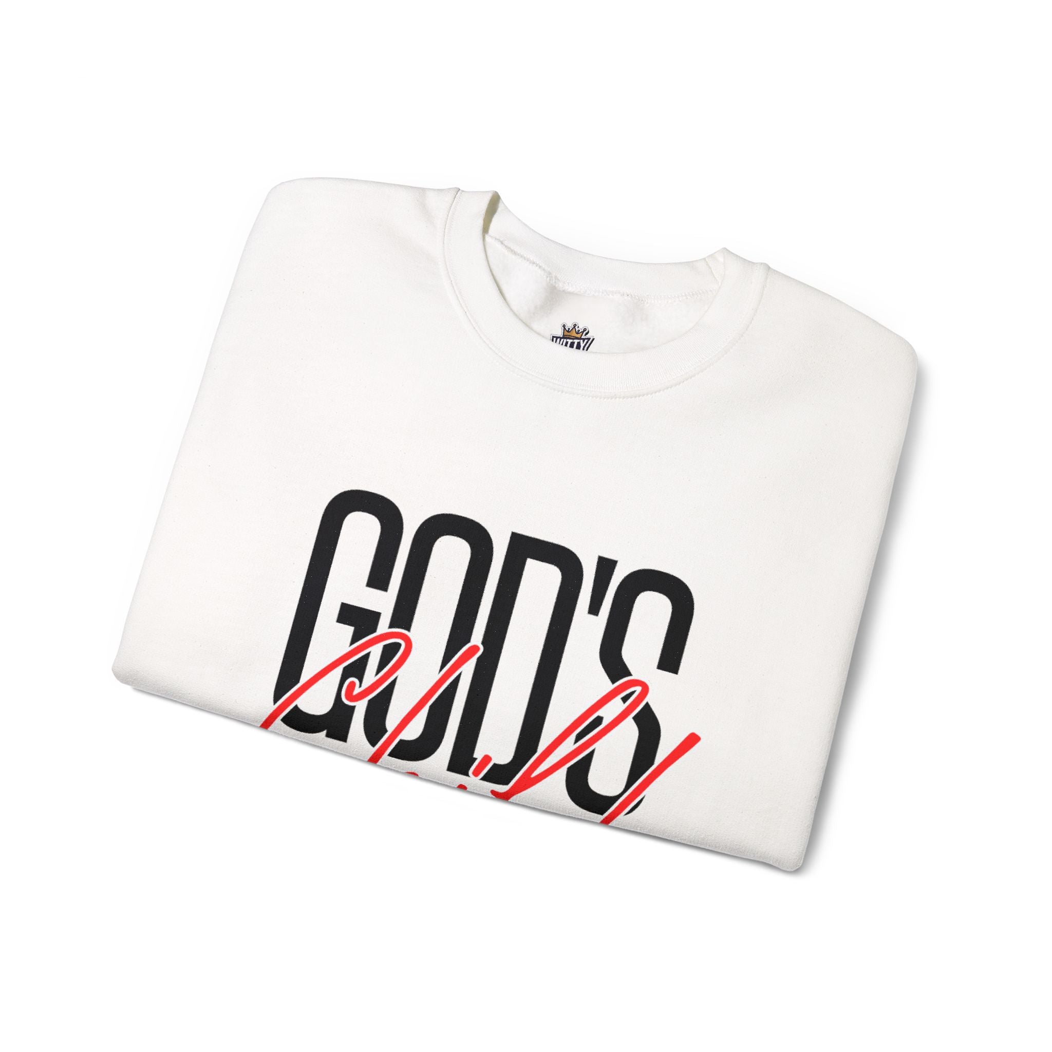God's Wild Child Crewneck Sweatshirt — Christian Faith Graphic Pullover