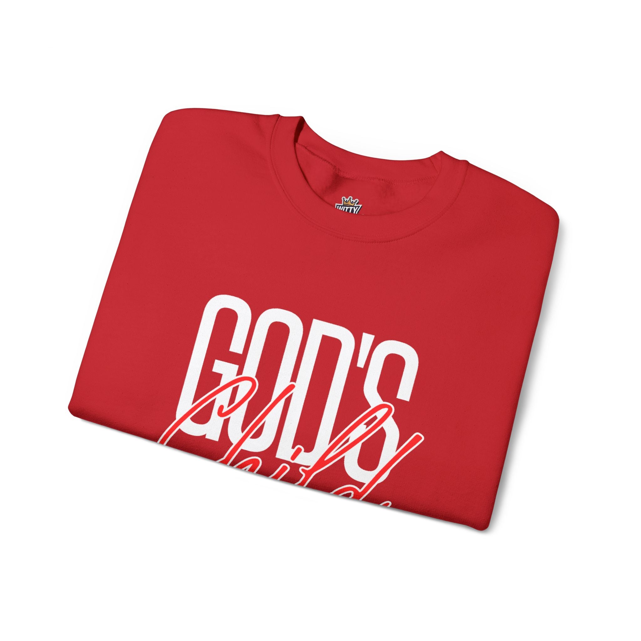 God's Wild Child Crewneck Sweatshirt — Christian Faith Graphic Pullover