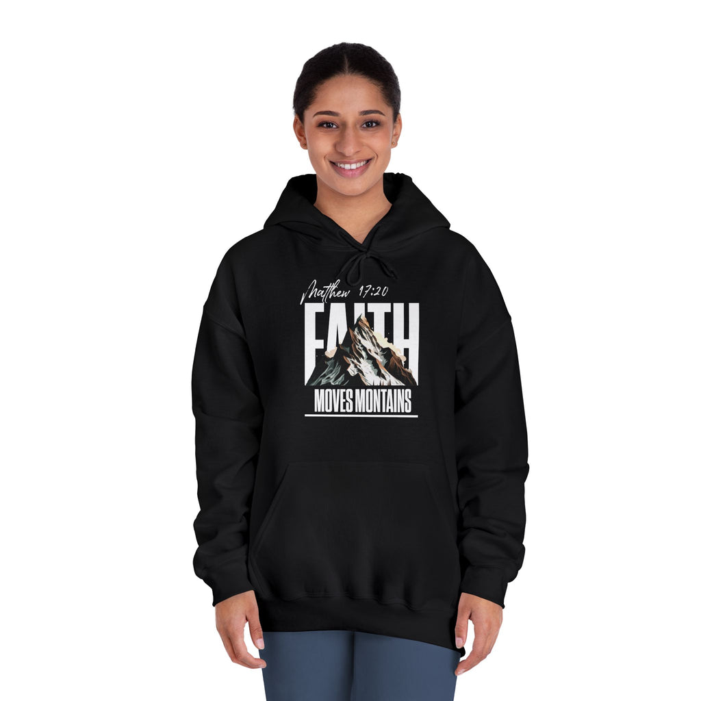 Faith Moves Mountains Hoodie — Inspirational Christian Pullover