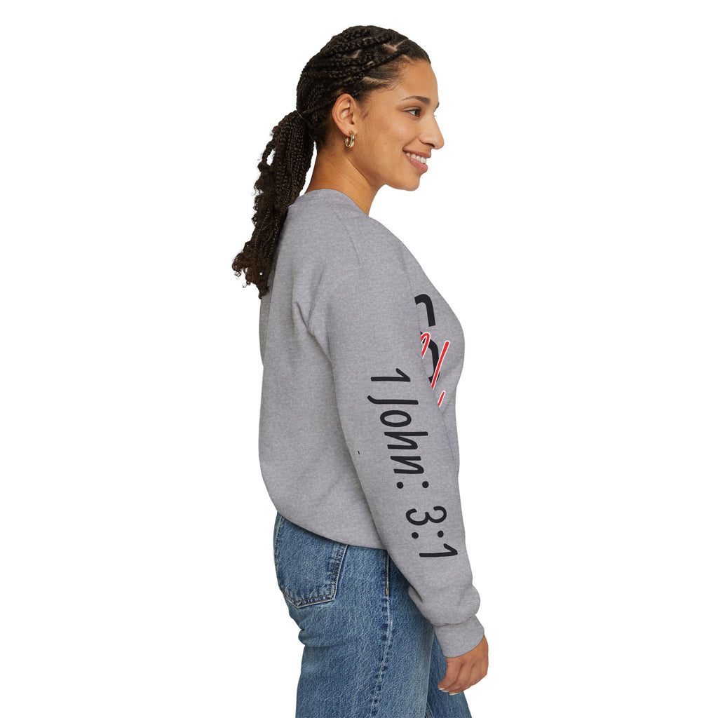 God's Wild Child Crewneck Sweatshirt — Christian Faith Graphic Pullover