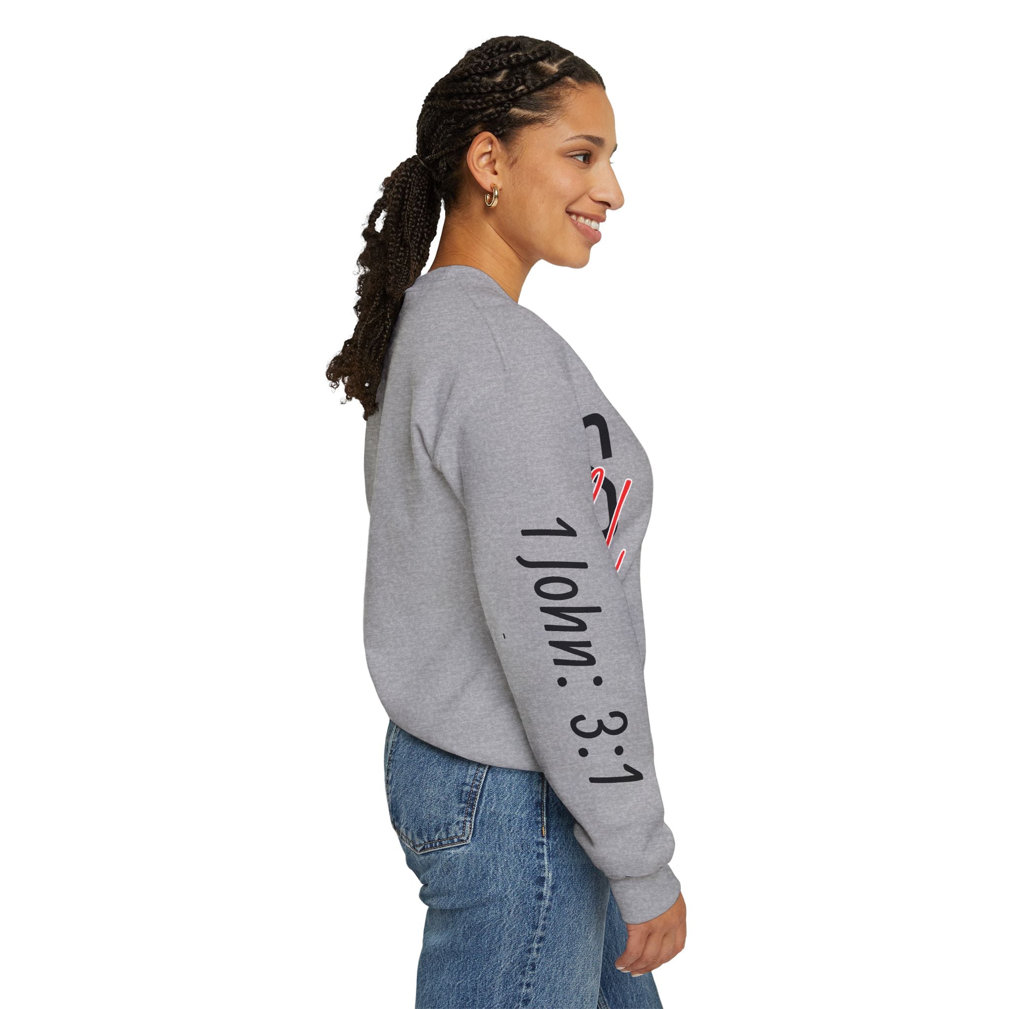 God's Wild Child Crewneck Sweatshirt — Christian Faith Graphic Pullover