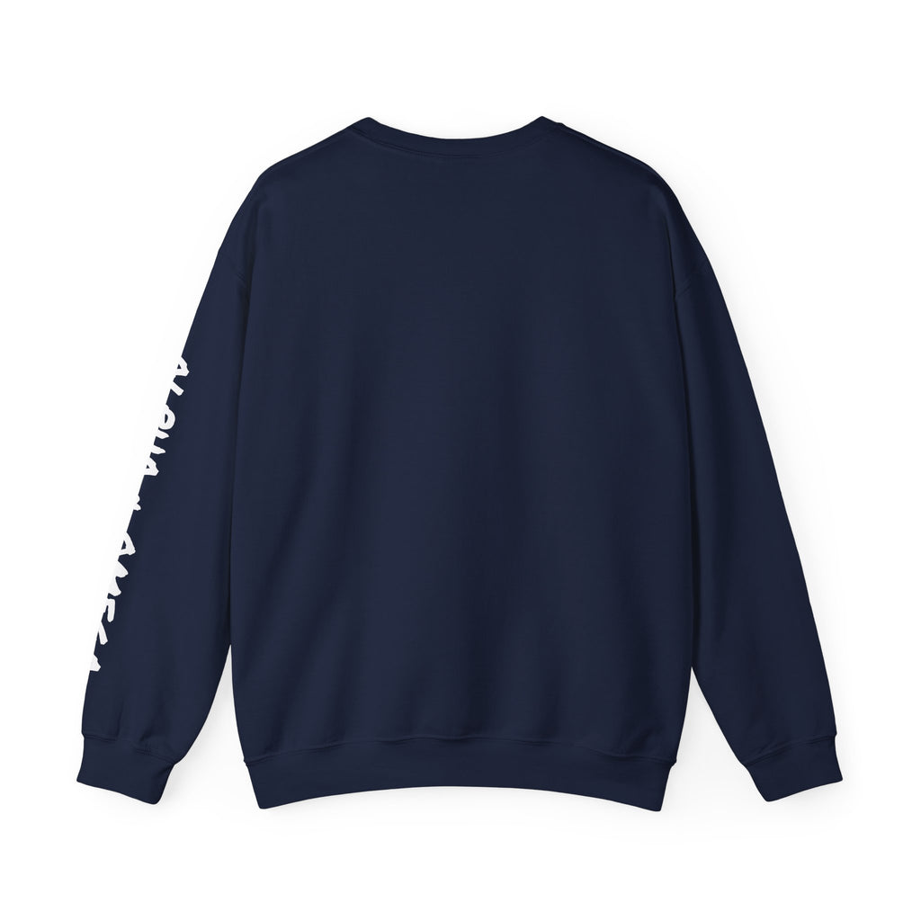 Crewneck Sweatshirt — “Real Men Follow the True Alpha” Graphic Pullover