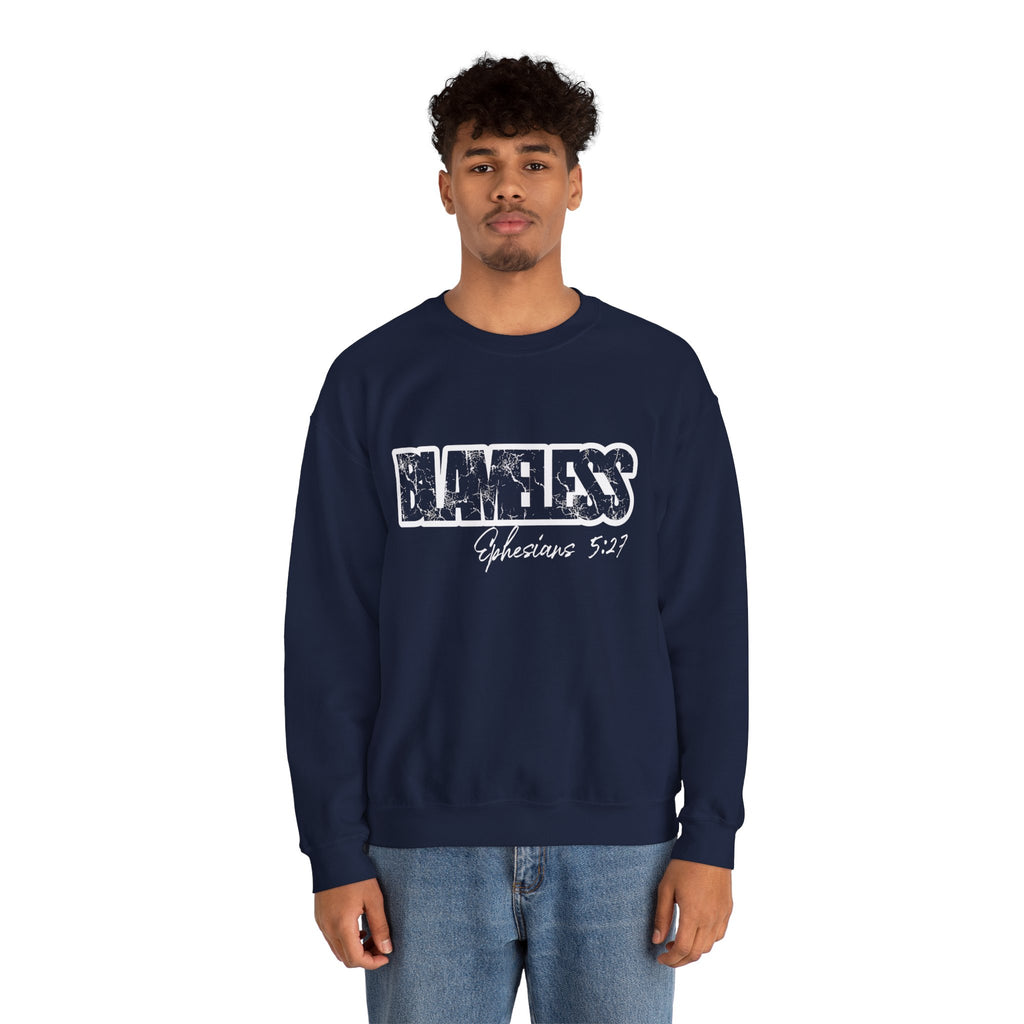 Blameless Crewneck Sweatshirt — Bold Graffiti Logo Pullover
