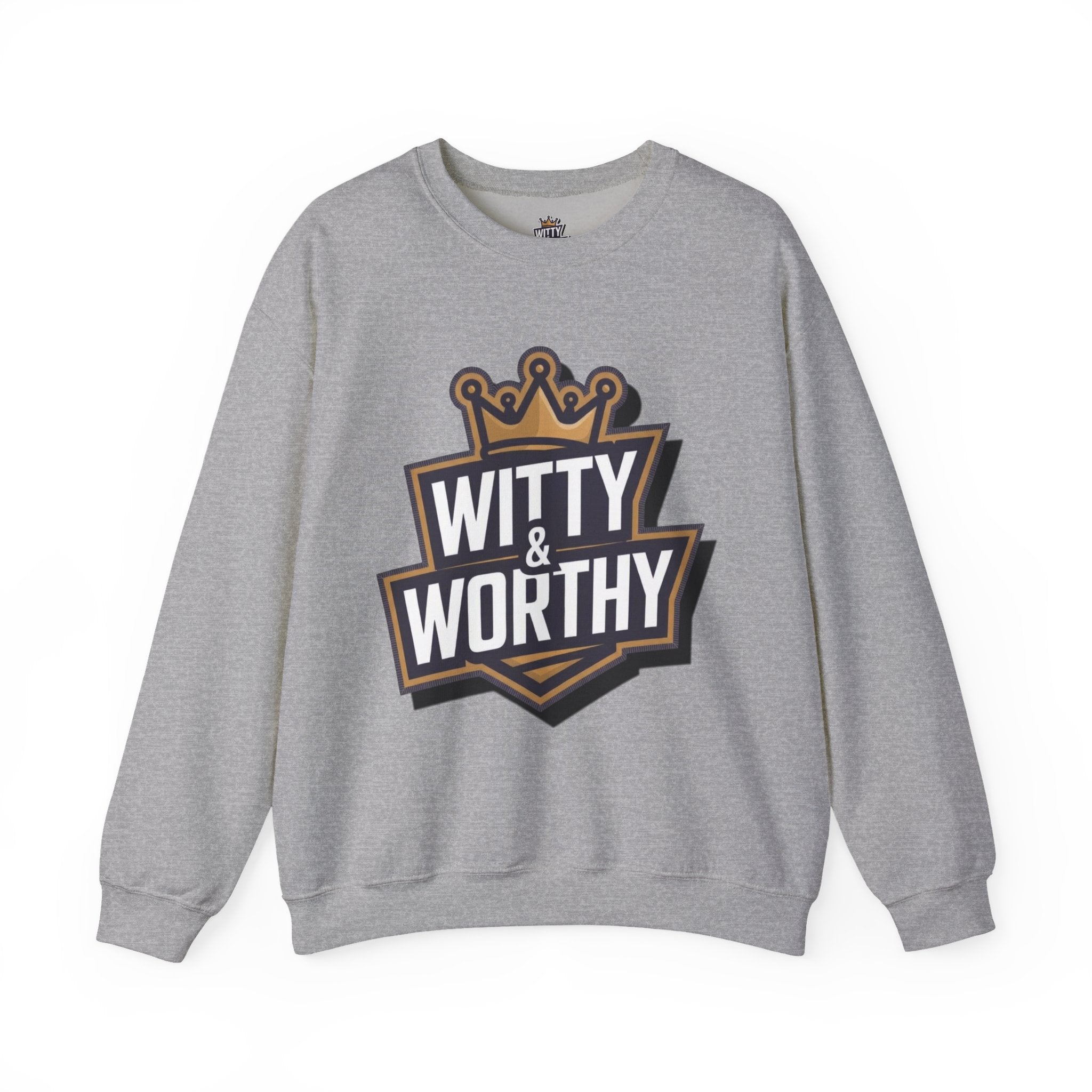 Witty & Worthy Crewneck Sweatshirt — Inspirational "Don't Conform" Christian Graphic Pullover