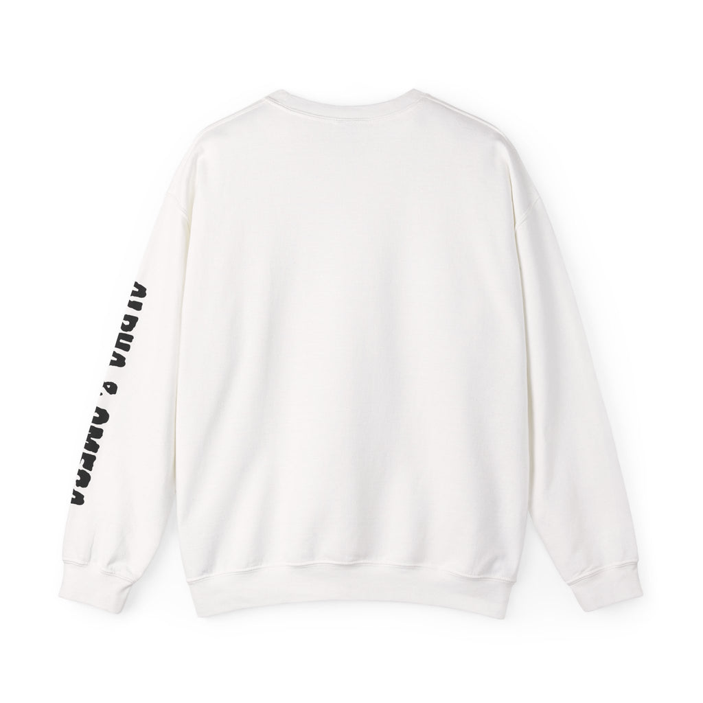 Crewneck Sweatshirt — “Real Men Follow the True Alpha” Graphic Pullover