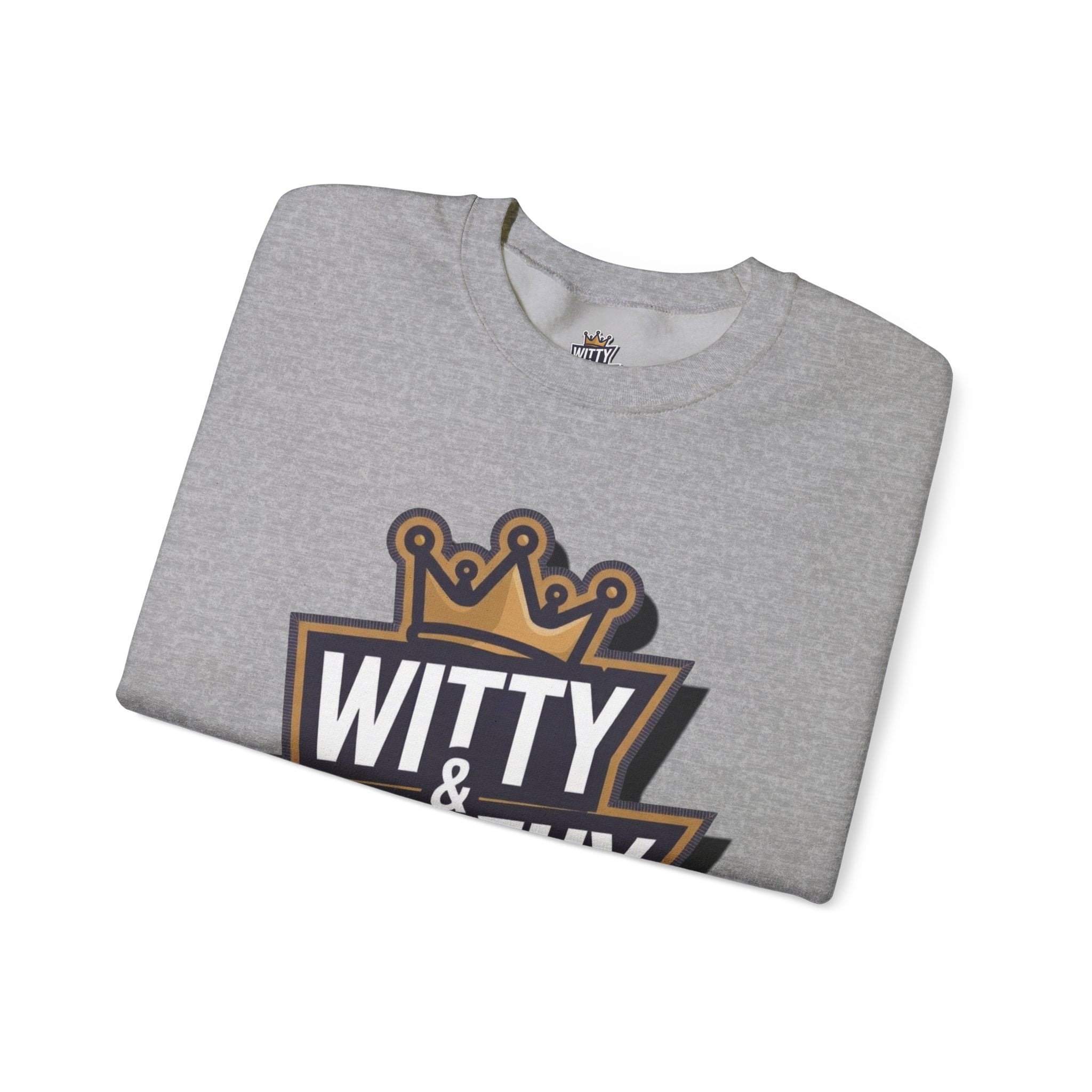 Witty & Worthy Crewneck Sweatshirt — Inspirational "Don't Conform" Christian Graphic Pullover