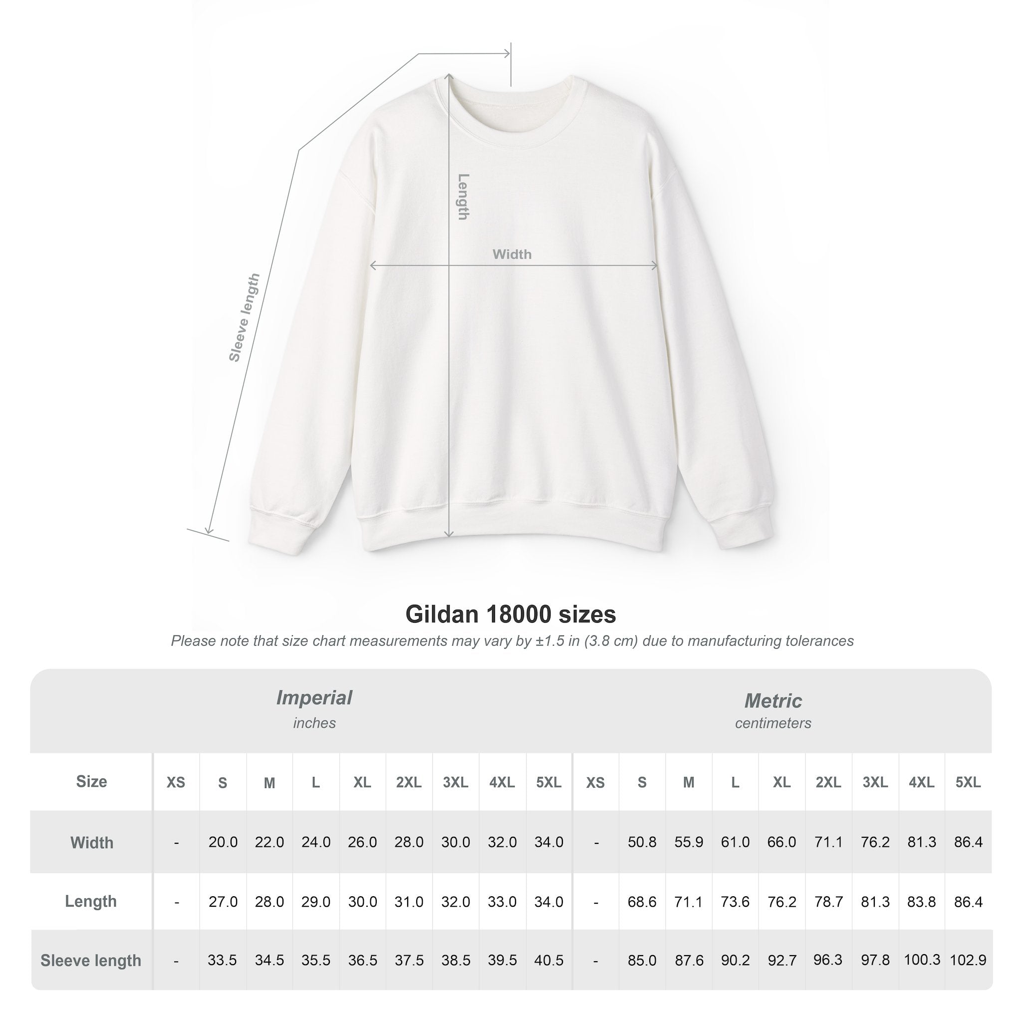 Crewneck Sweatshirt — "Comparison Destroys Identity" Graphic Pullover