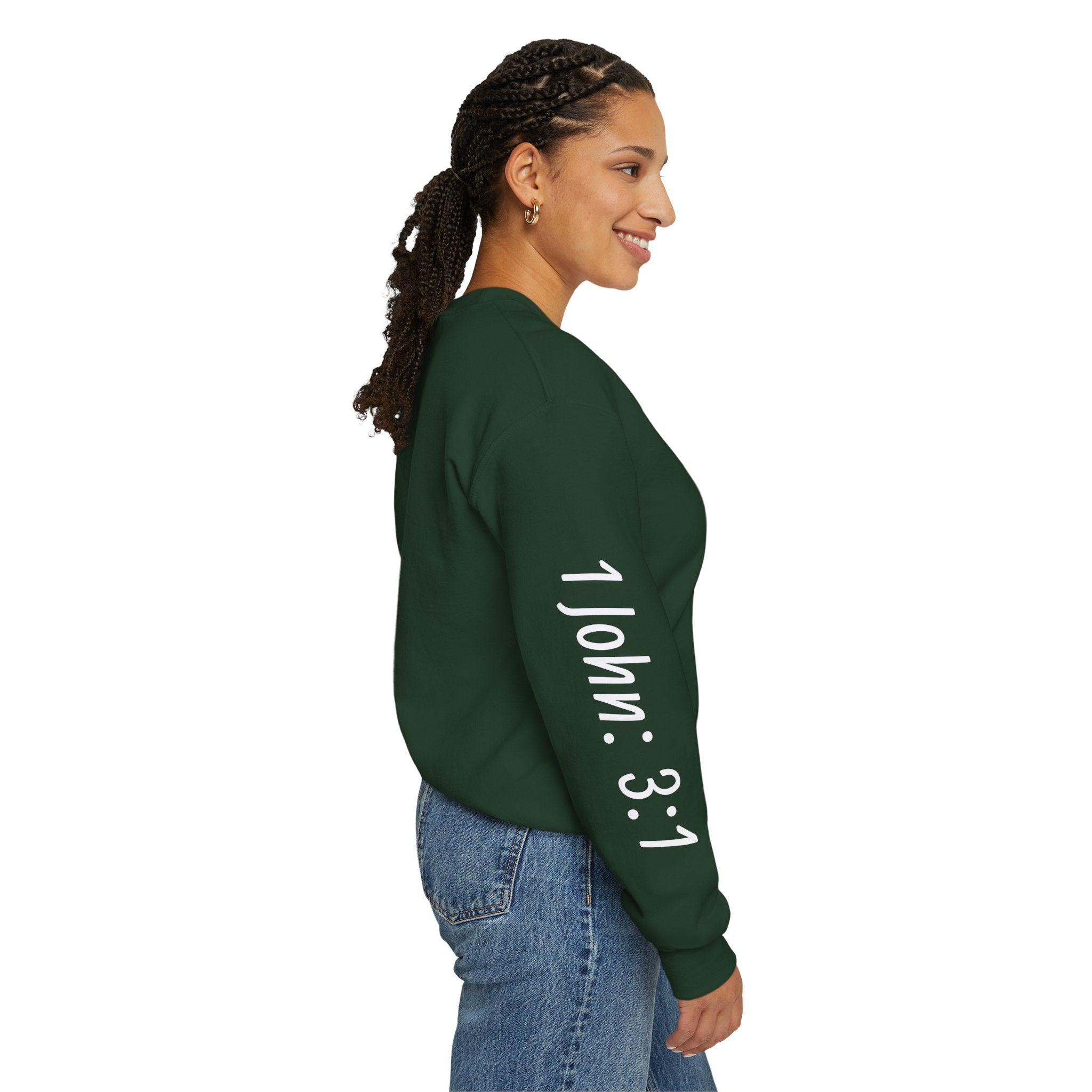 God's Wild Child Crewneck Sweatshirt — Christian Faith Graphic Pullover