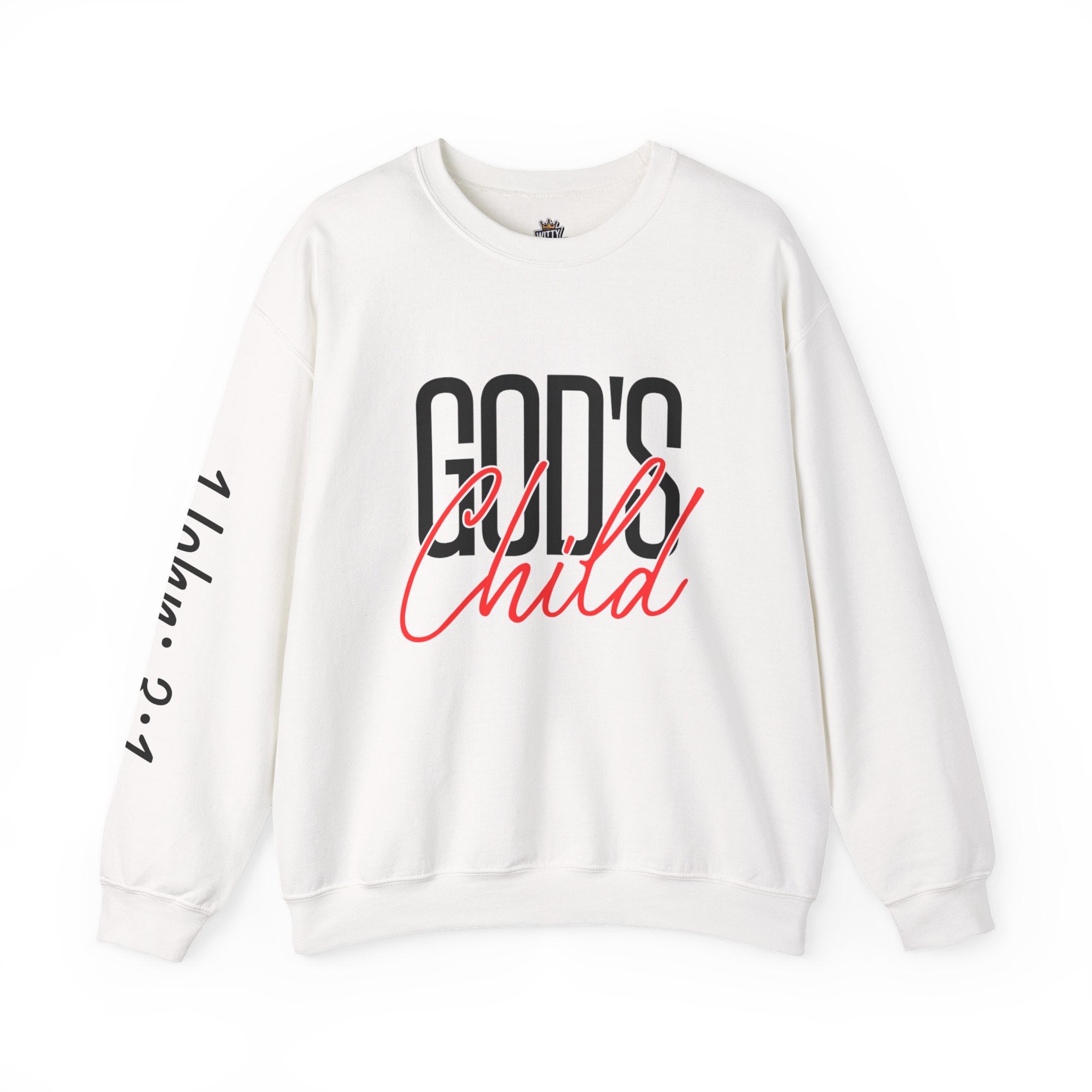 God's Wild Child Crewneck Sweatshirt — Christian Faith Graphic Pullover