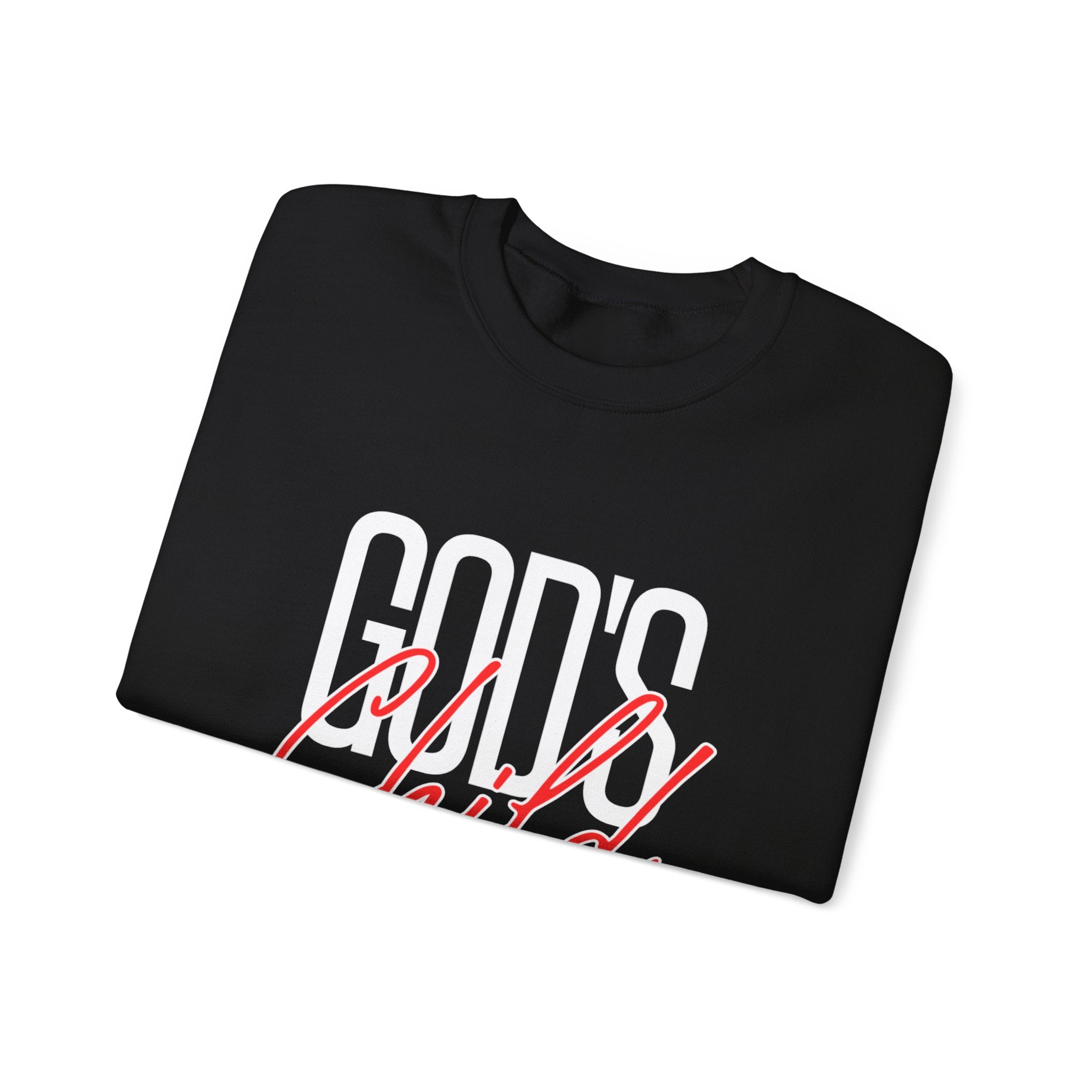 God's Wild Child Crewneck Sweatshirt — Christian Faith Graphic Pullover