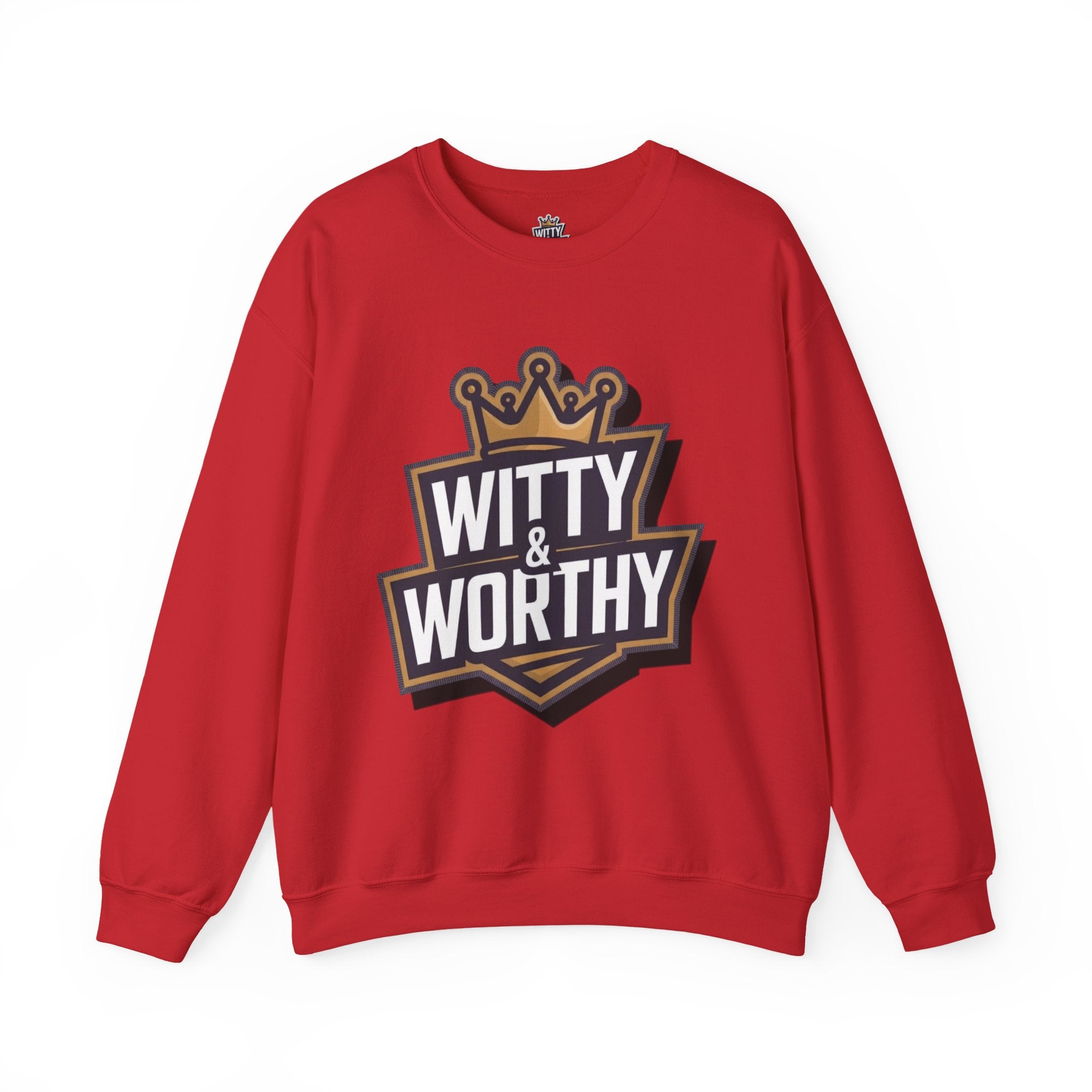 Witty & Worthy Crewneck Sweatshirt — Inspirational "Don't Conform" Christian Graphic Pullover