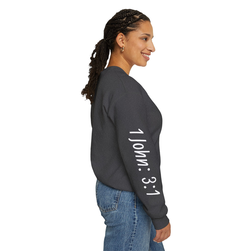 God's Wild Child Crewneck Sweatshirt — Christian Faith Graphic Pullover