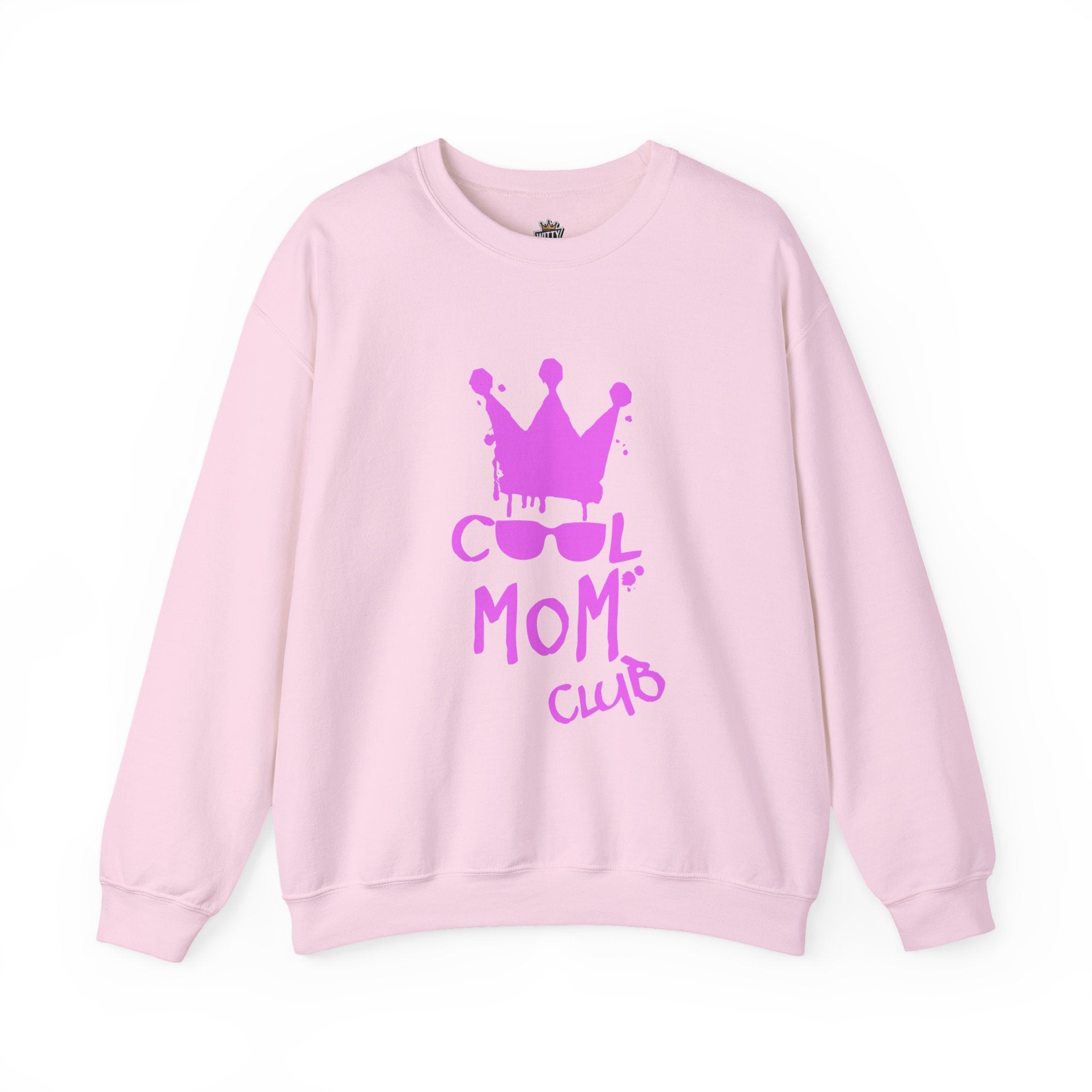 Cool Mom Club Sweatshirt — Mothers Crown & Shades Graphic Crewneck