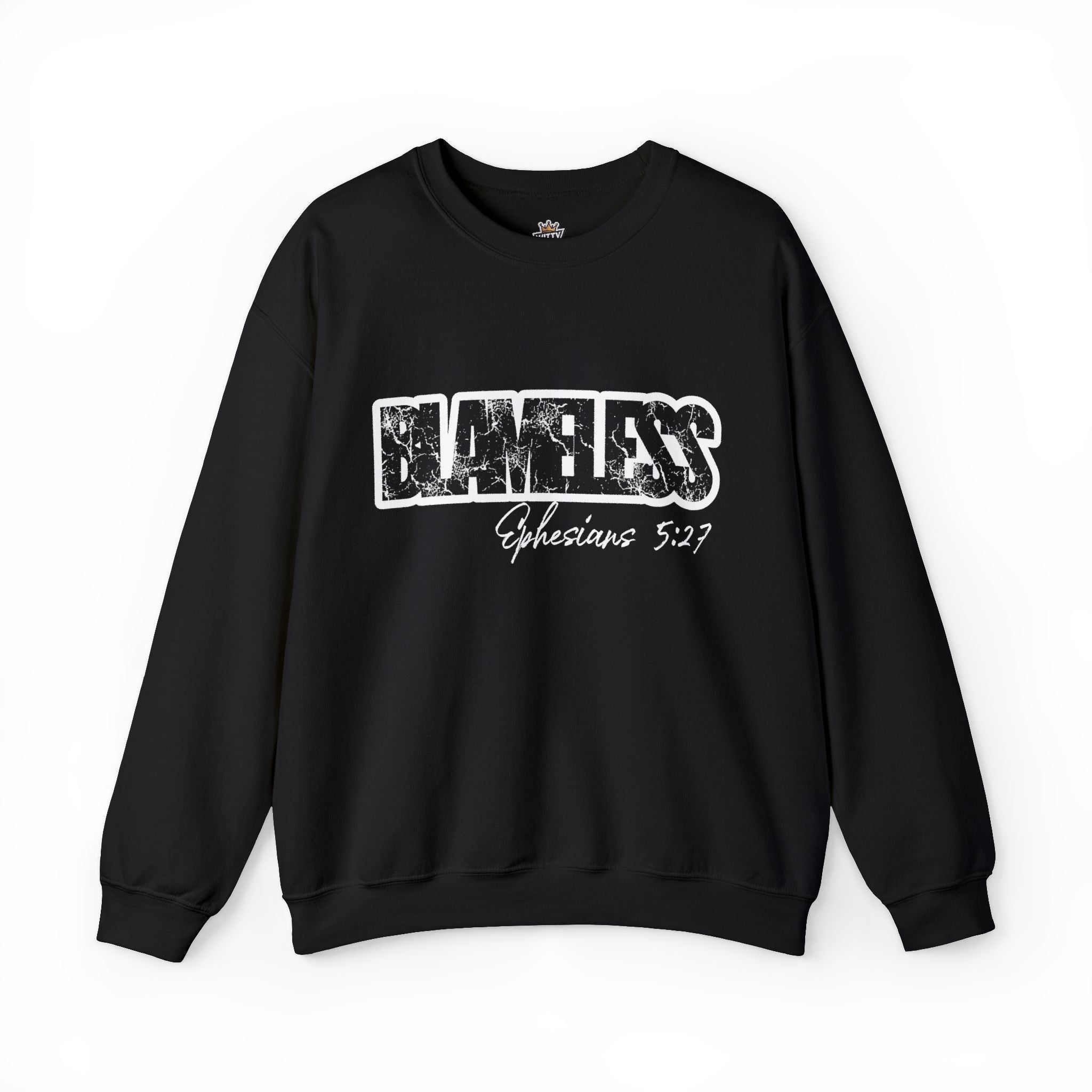 Blameless Crewneck Sweatshirt — Bold Graffiti Logo Pullover