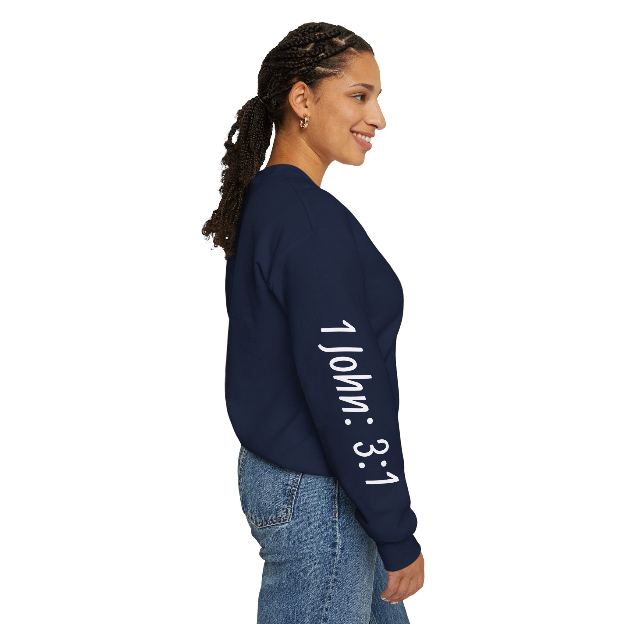 God's Wild Child Crewneck Sweatshirt — Christian Faith Graphic Pullover