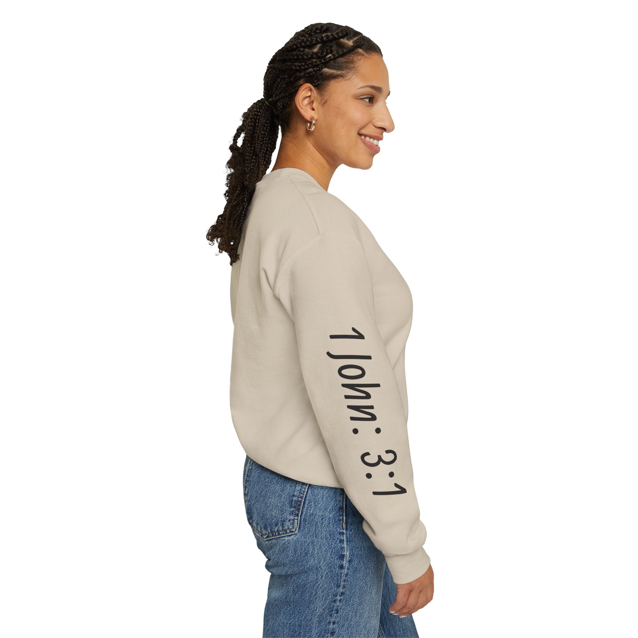 God's Wild Child Crewneck Sweatshirt — Christian Faith Graphic Pullover