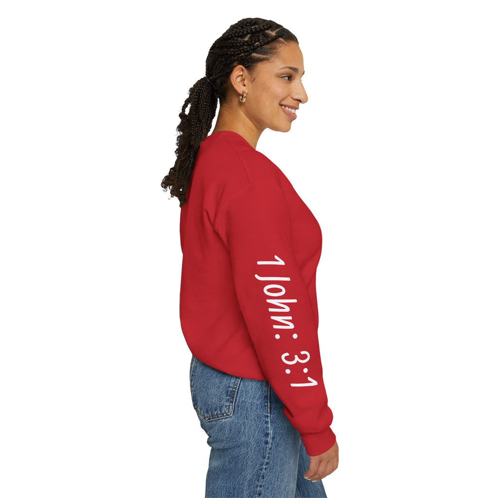 God's Wild Child Crewneck Sweatshirt — Christian Faith Graphic Pullover