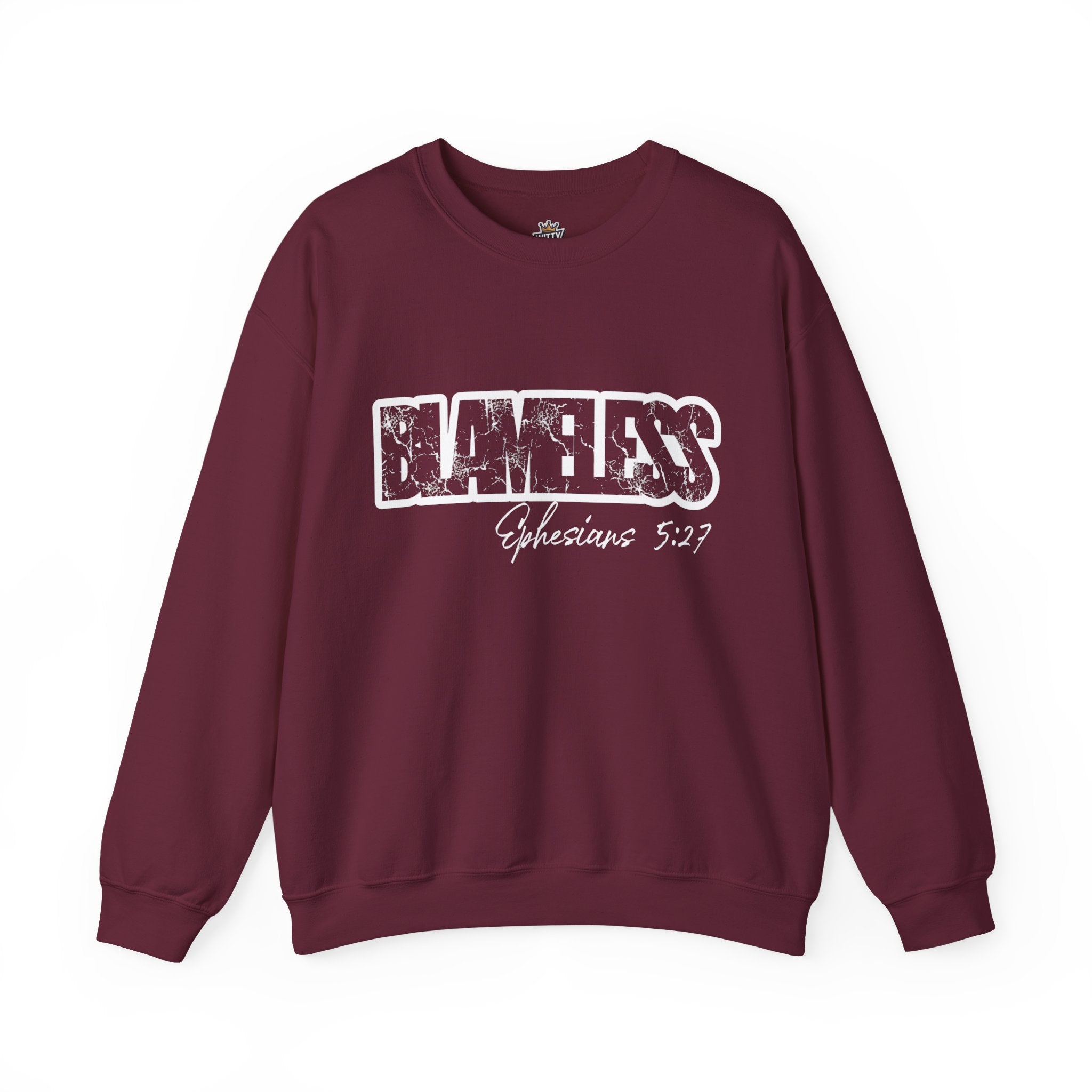 Blameless Crewneck Sweatshirt — Bold Graffiti Logo Pullover