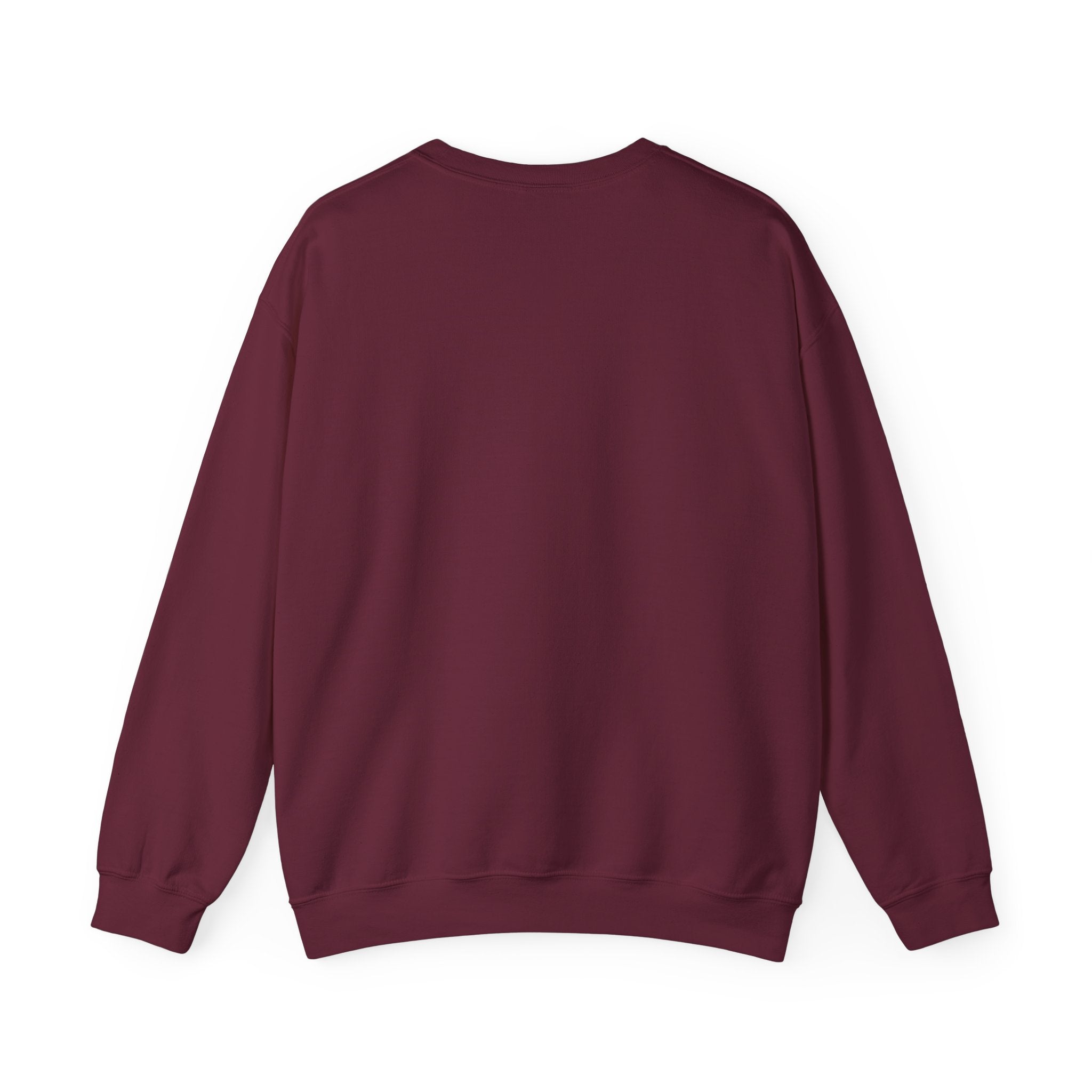 Crewneck Sweatshirt — "Saved" Faith-Based Affirmation Sweatshirt (Righteous • Redeemed • Loved)