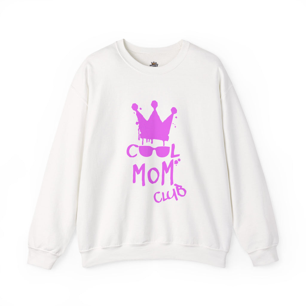 Cool Mom Club Sweatshirt — Mothers Crown & Shades Graphic Crewneck