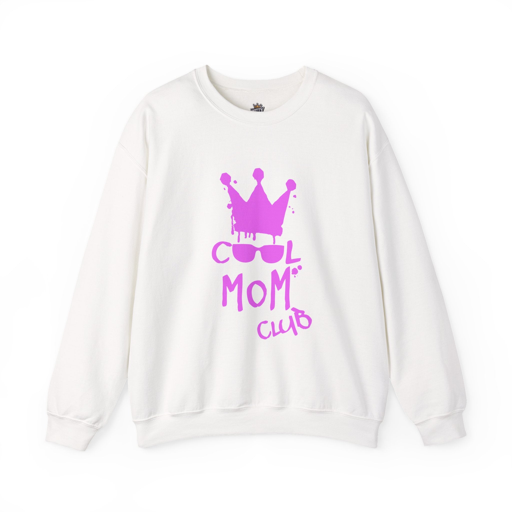 Cool Mom Club Sweatshirt — Mothers Crown & Shades Graphic Crewneck