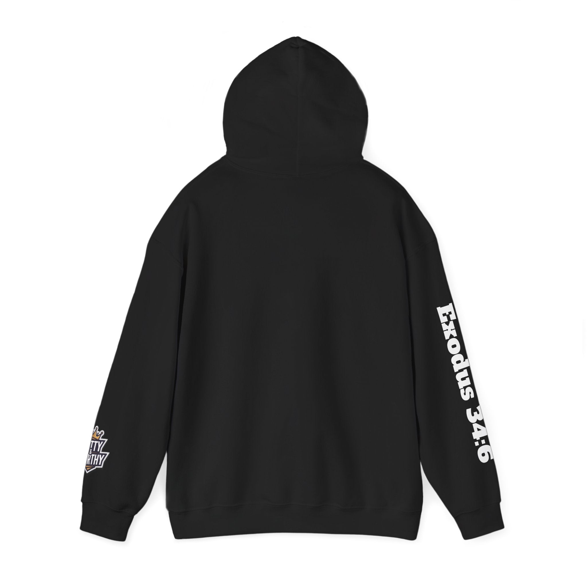 Hoodie — "God Is Good" Marble Script Pullover