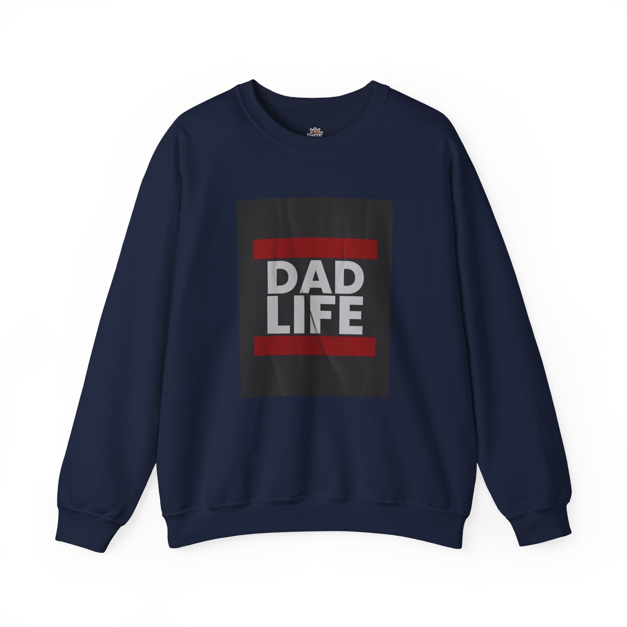 Dad Life Crewneck Sweatshirt – Bold Graphic Dad Life Pullover, Father’s Day Gift